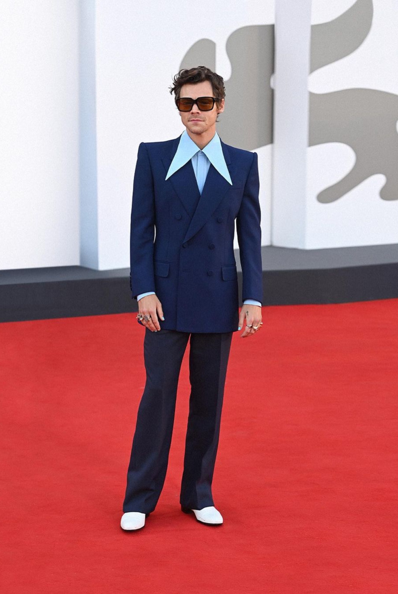 Harry Styles wearing Gucci