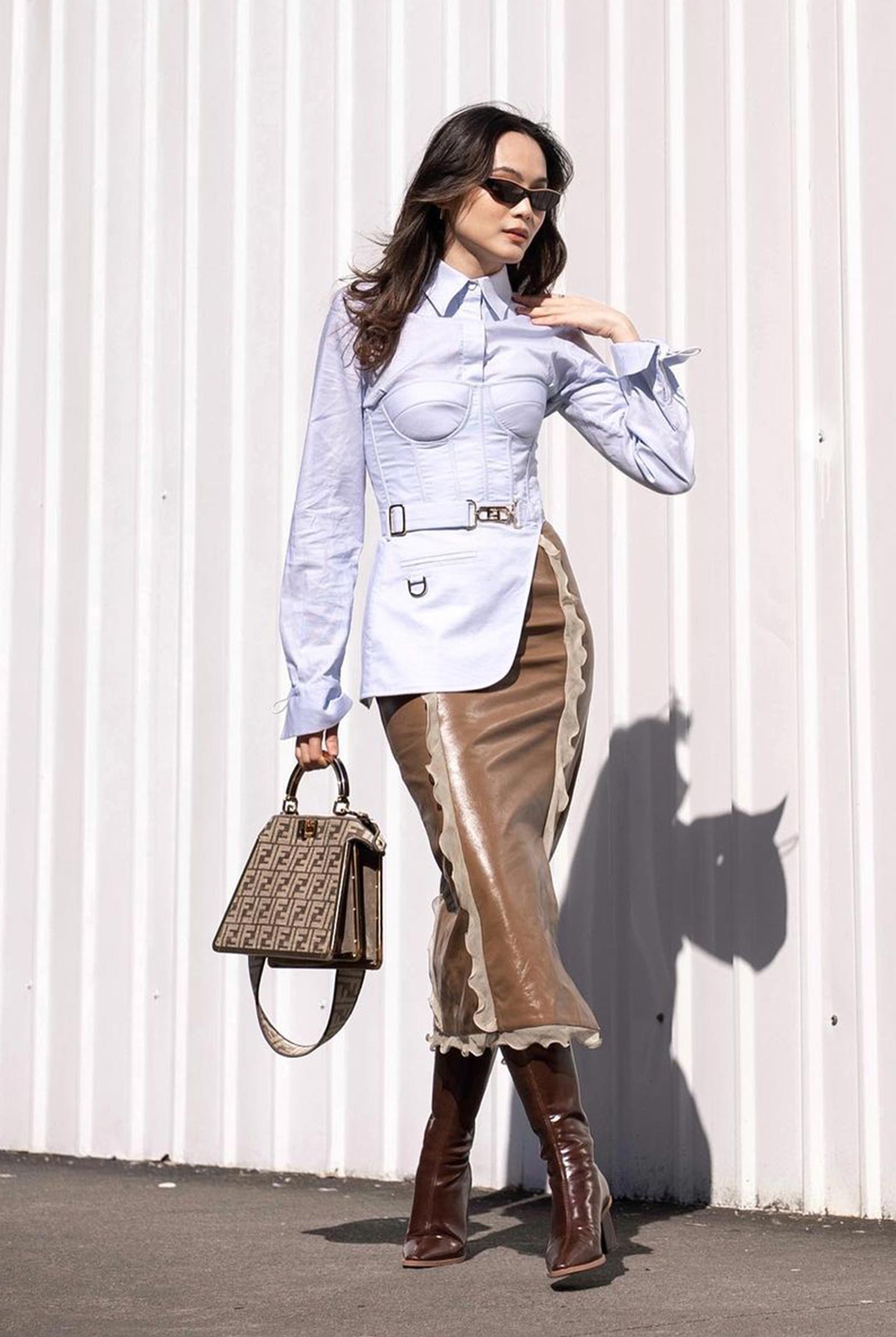 Jaz Reyes in Maxi Skirt
