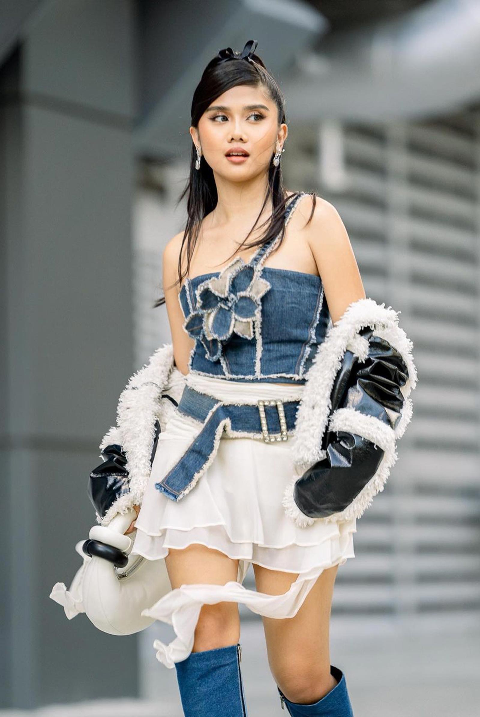Ashely Garcia with JW Pei Handbag