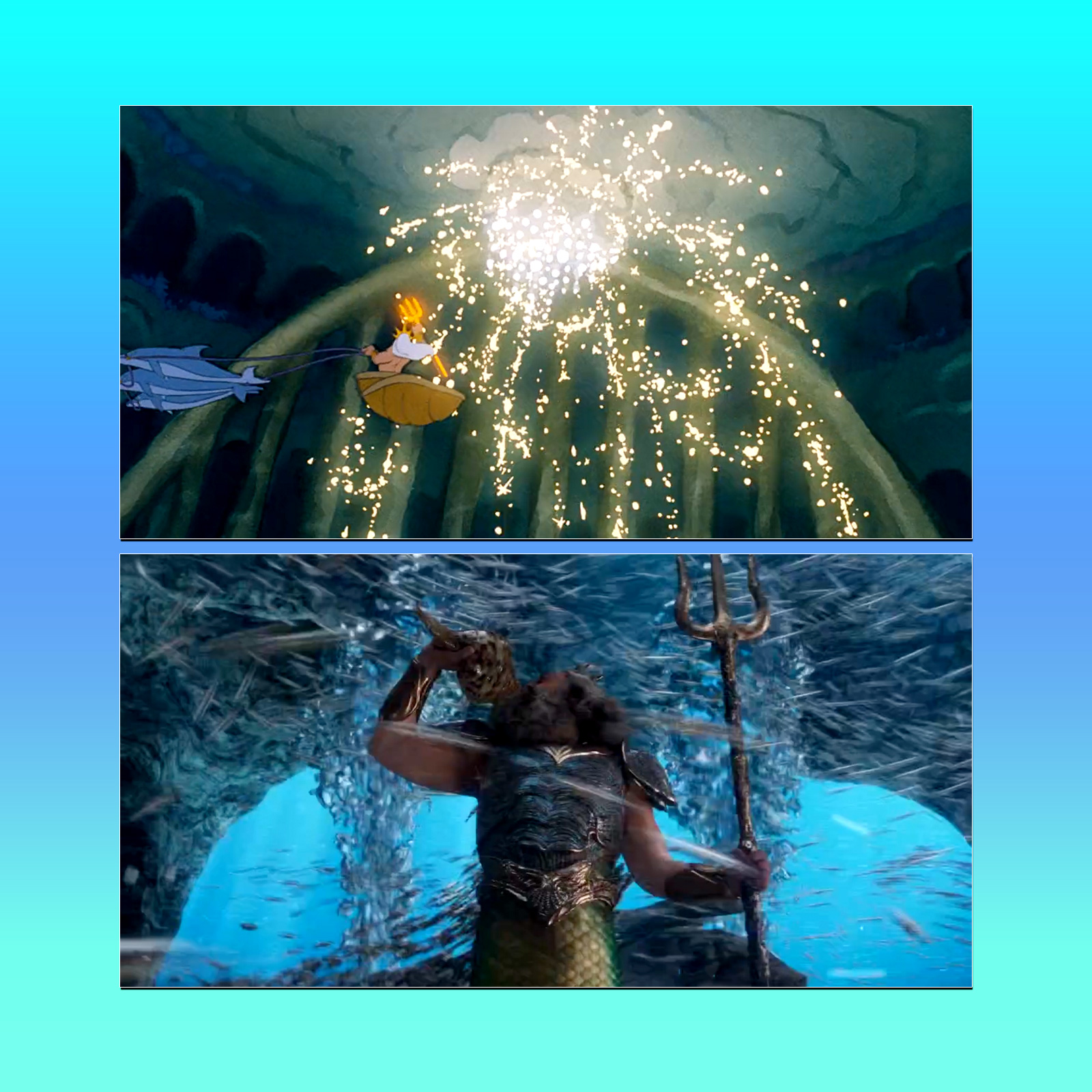 The Little Mermaid 1997 and 2023