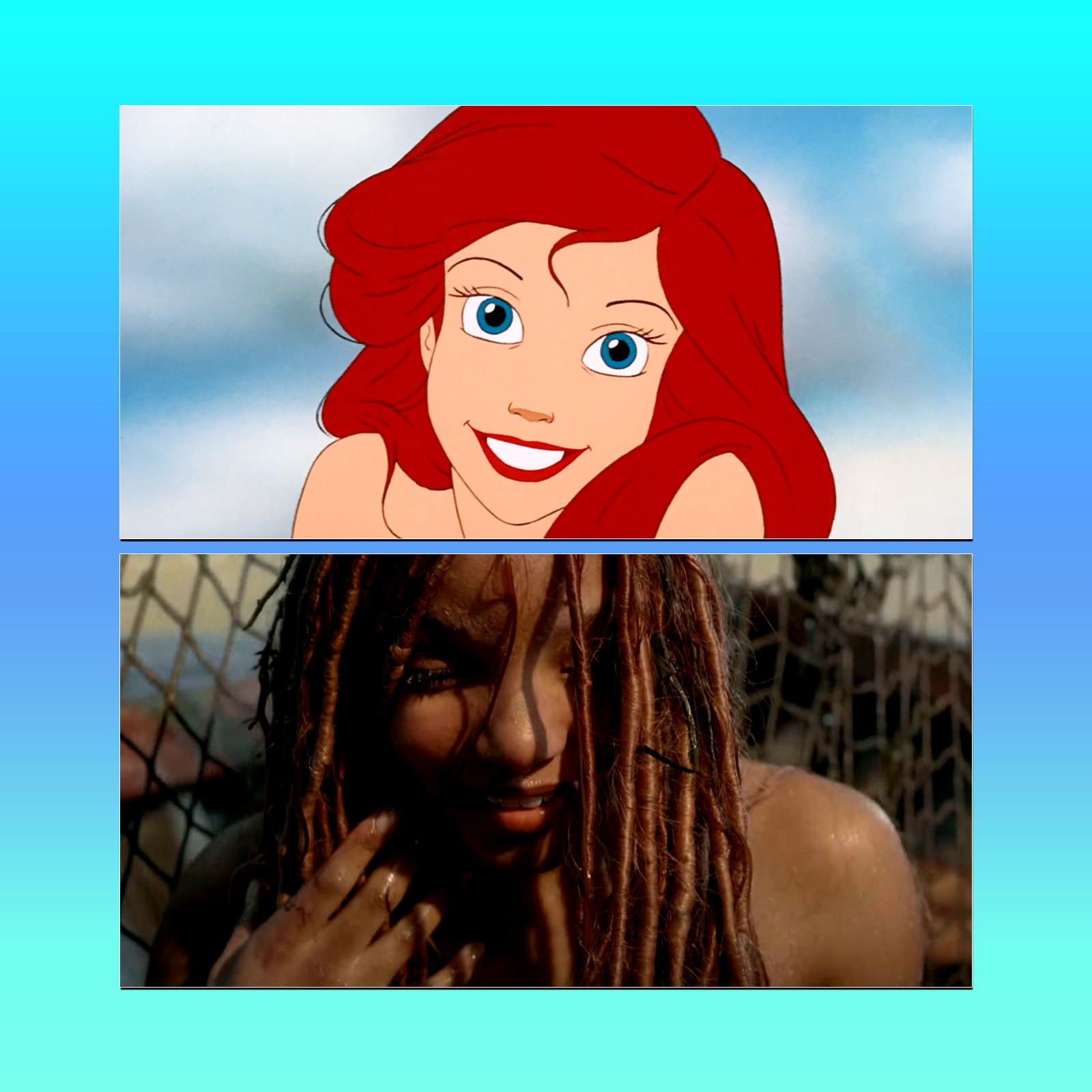 The Little Mermaid 1997 and 2023