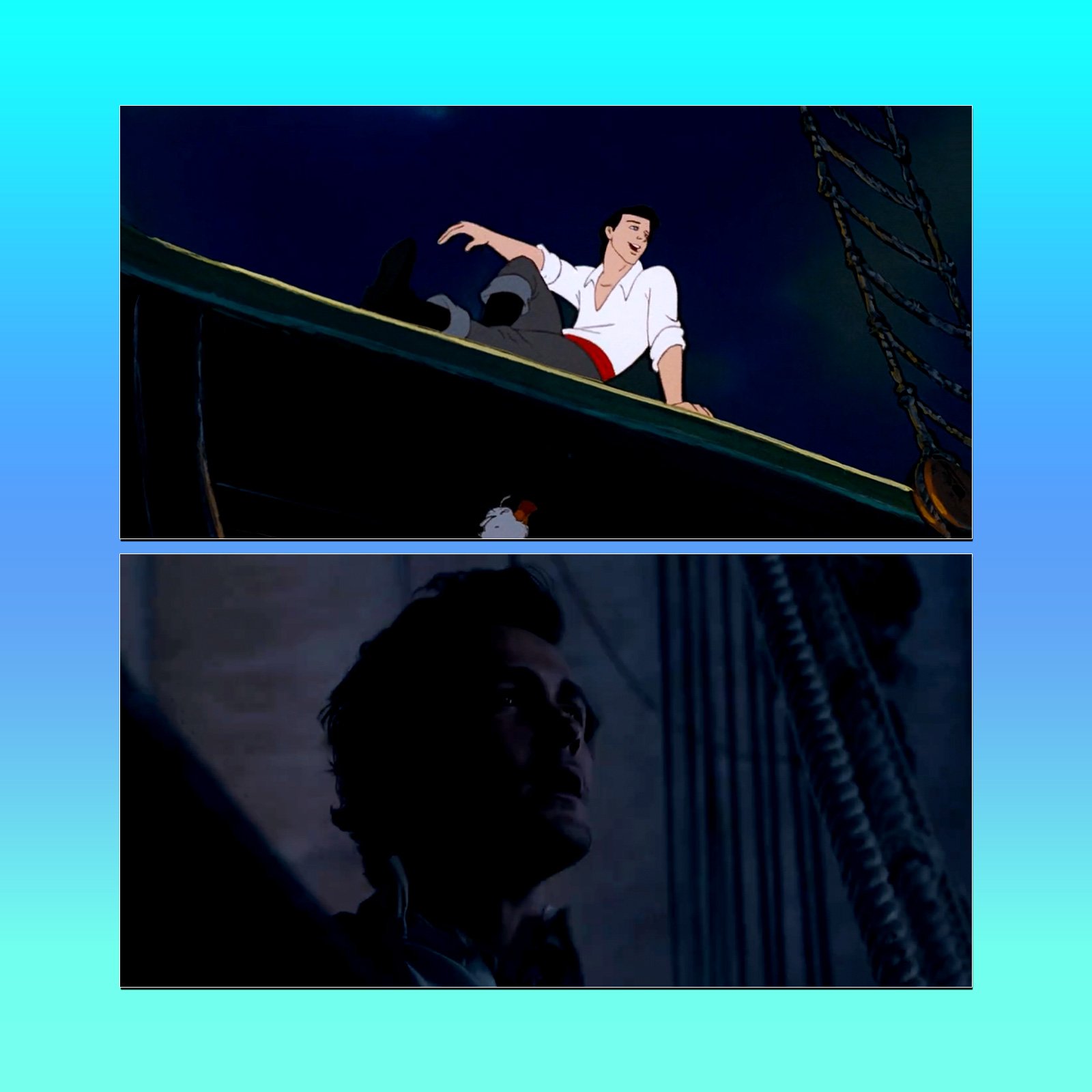 The Little Mermaid 1997 and 2023