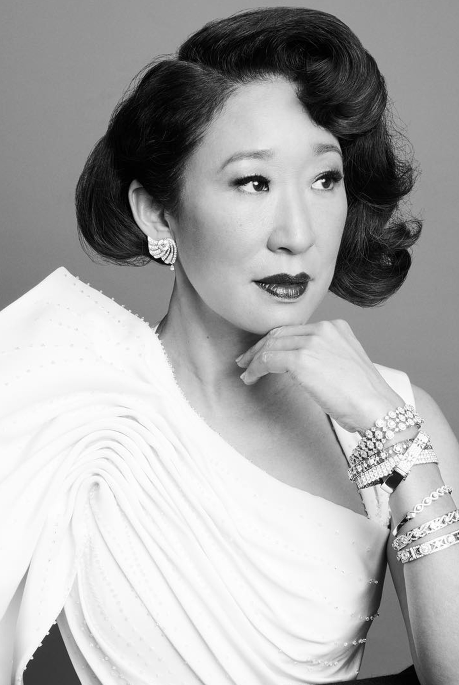 Sandra Oh at Golden Globes