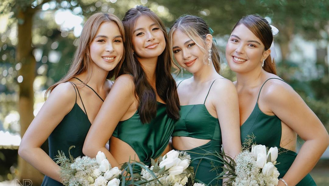 Janella Salvador and Gabbi Garcia with Julia Baretto and Ria Atayde