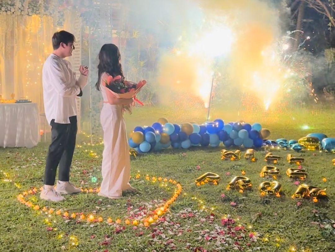 Francine Diaz and Seth Fedelin Star Magic Promposal