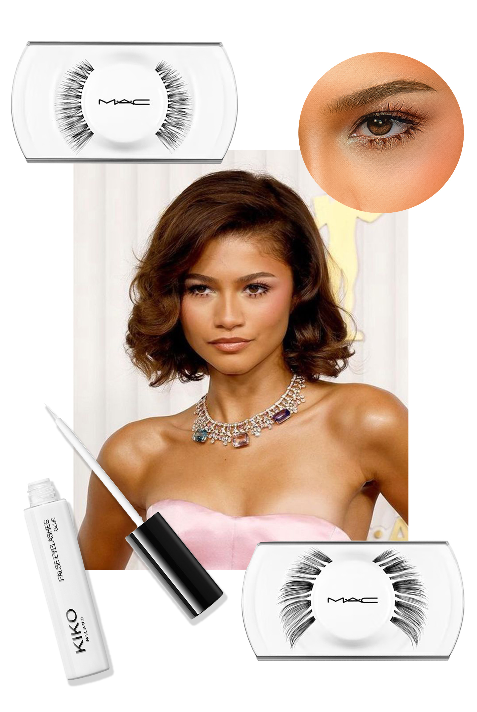 Twiggy Inspired Eyelashes such as MAC 44 Lash and MAC 36 Dreamgirl Lash