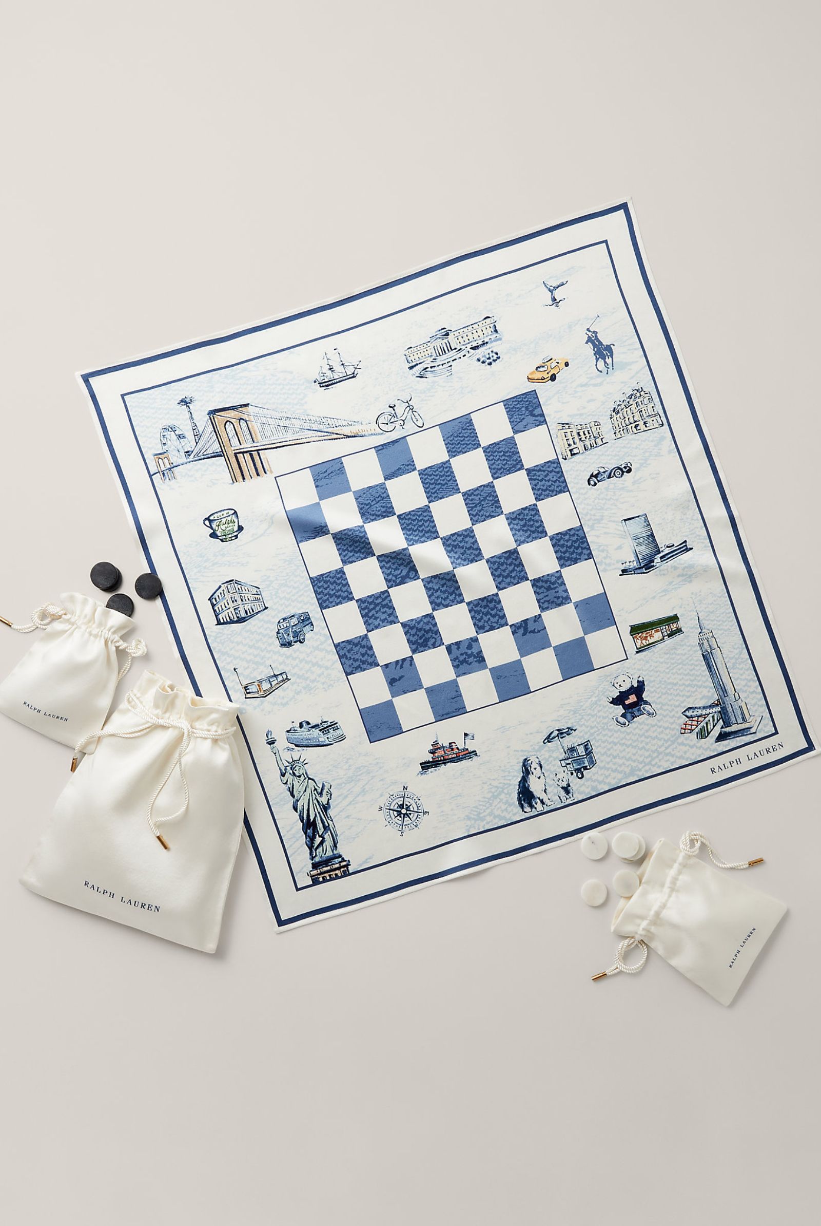 Ralph Lauren Hartnett Silk Board Game Gift Set