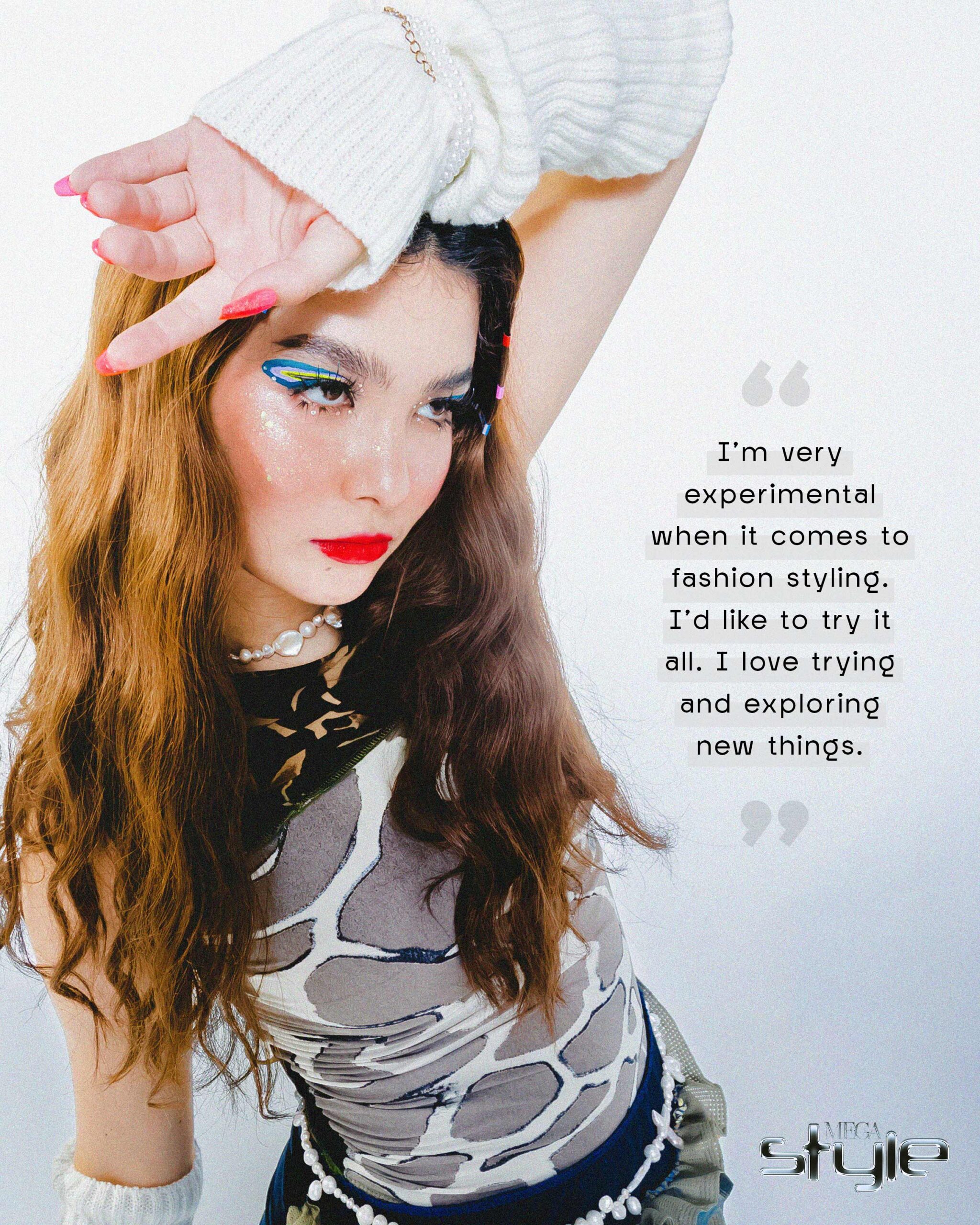 Anji Salvacion Megastyle magazine cover shoot