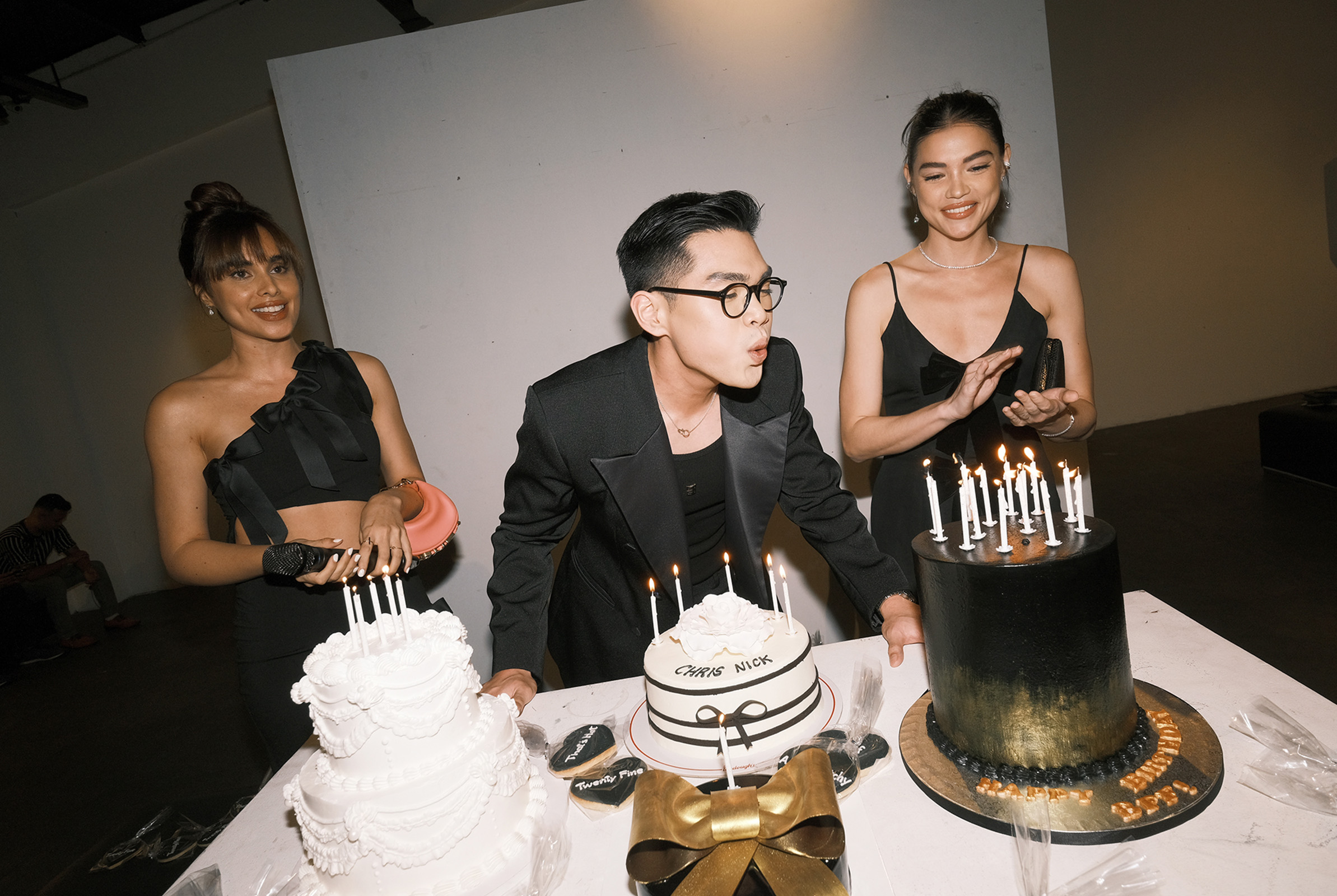 Chris Nick Birthday with Max Collins and Rhian Ramos