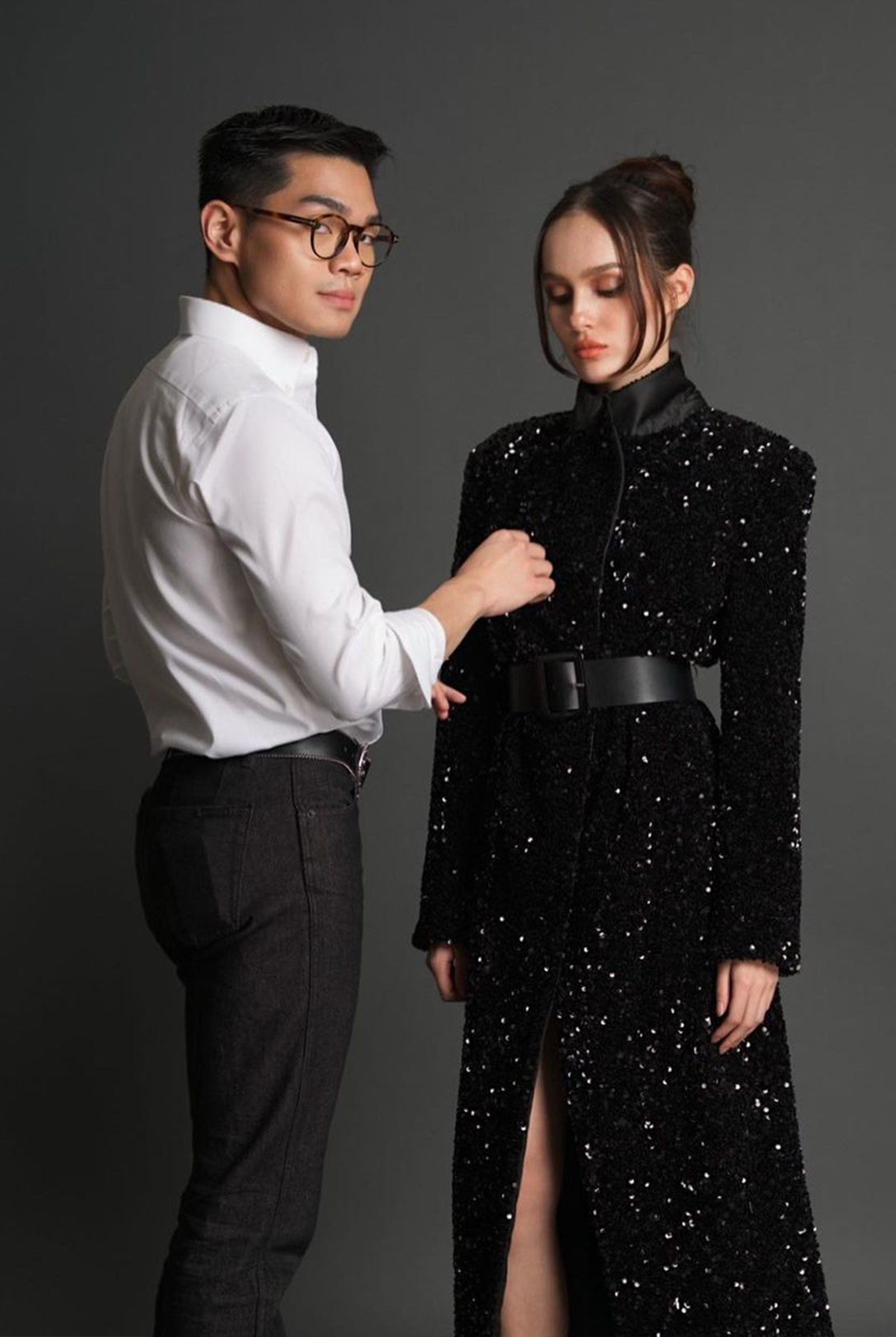 Chris Nick with Siobhan Moylan - behind the scenes from the Chris Nick SS/23 campaign shoot