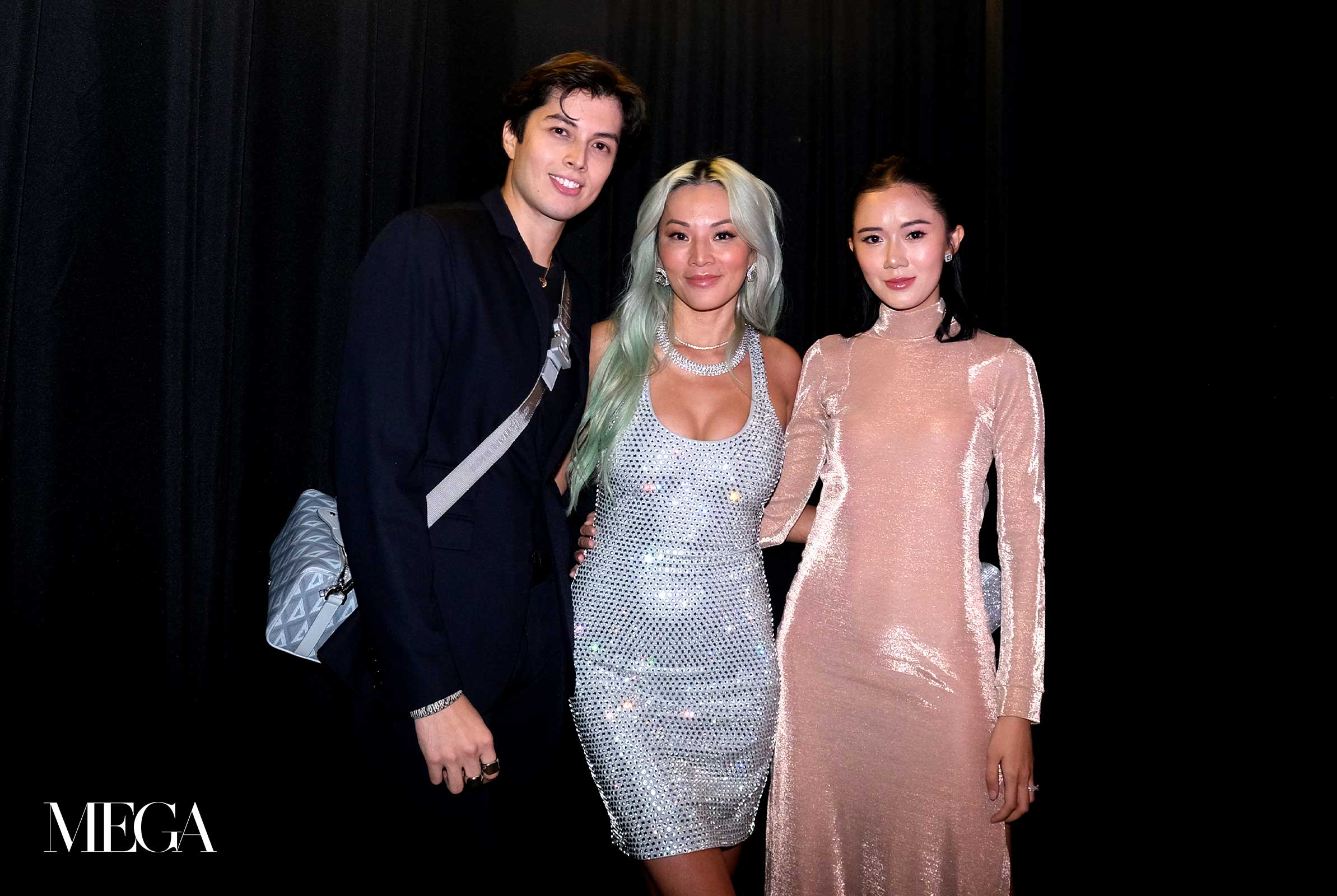 Tina Leung with LA Aguinaldo and Camille Co Koro