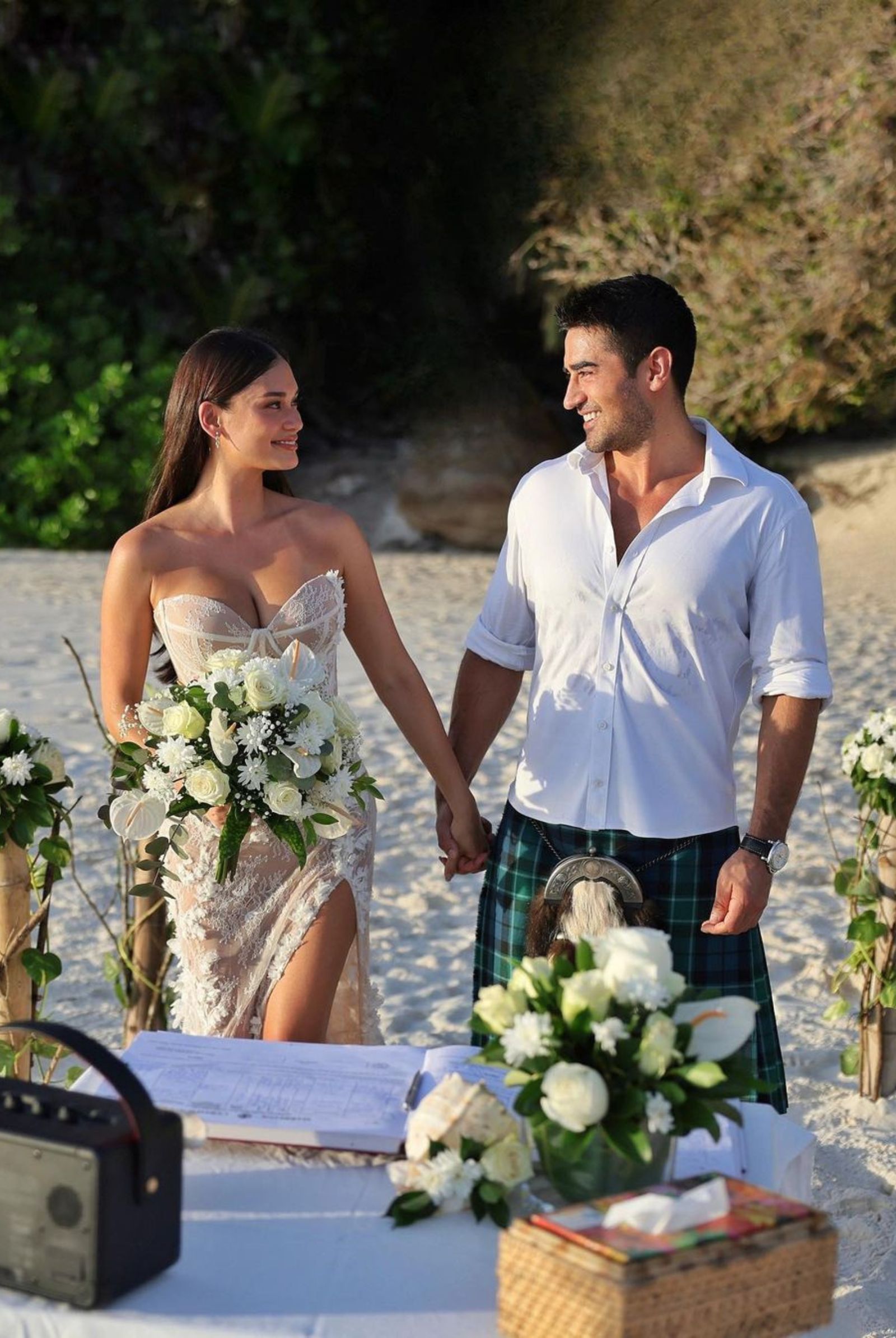 Pia Wurtzbach Wedding Dress