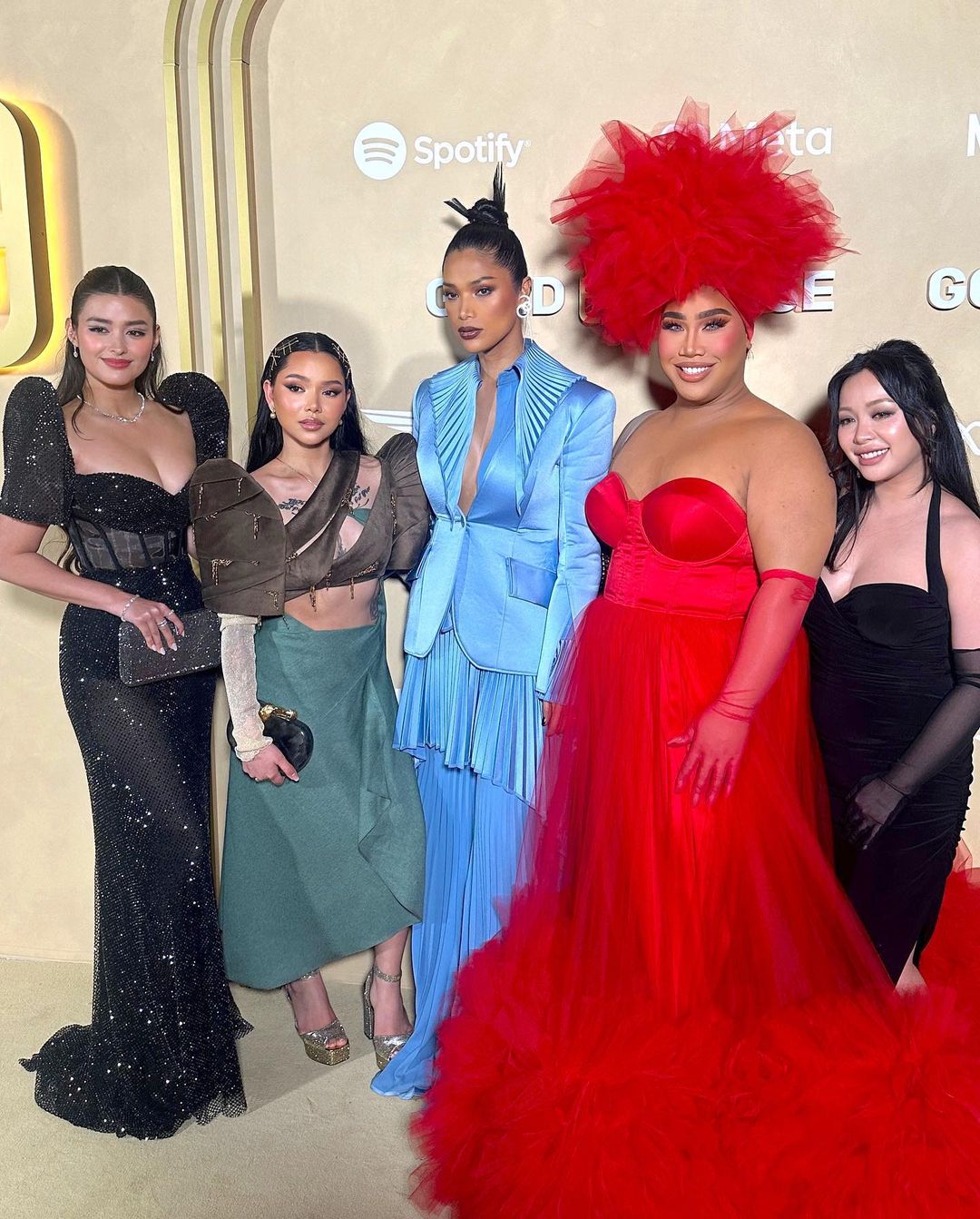 Liza Soberano Attends the Gold Gala in a Modern Terno Gown