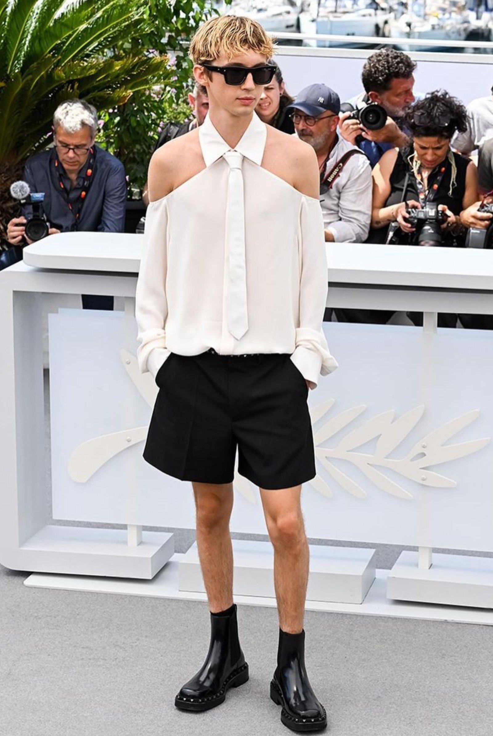 Shorts and Boots Combo Trend in Men's Fashion