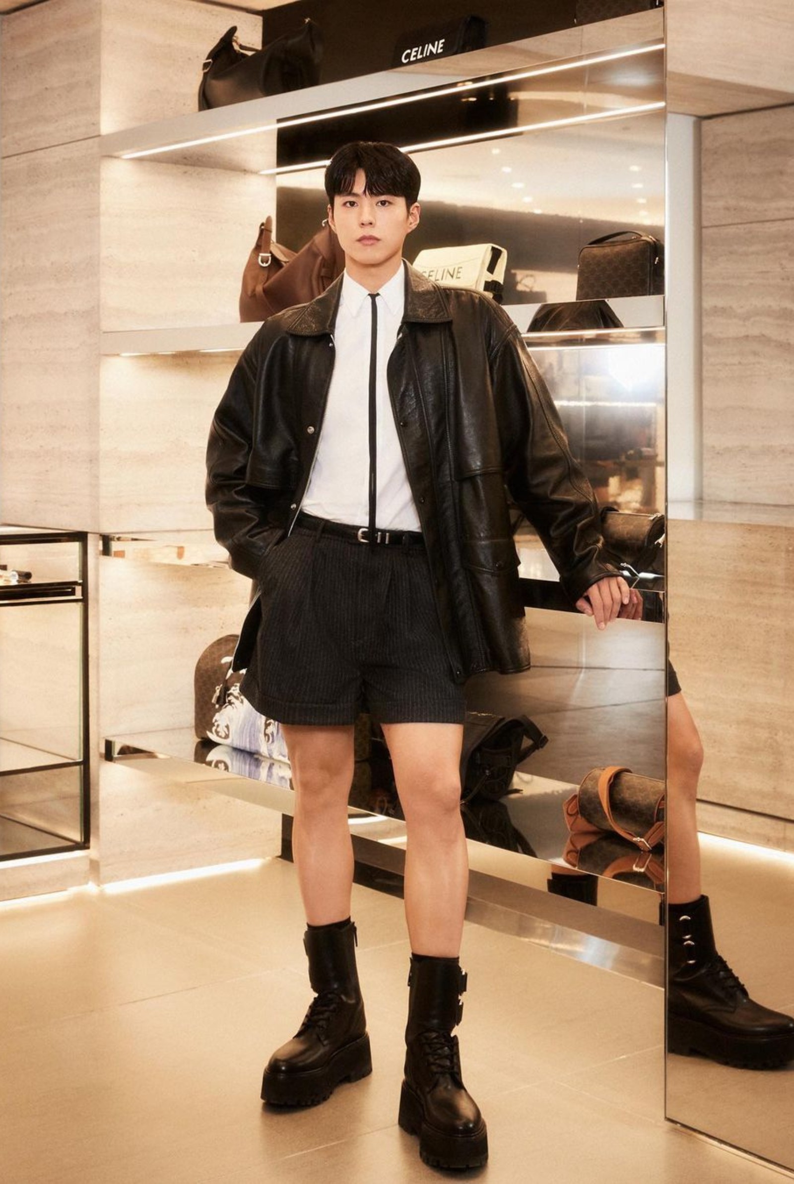 Shorts and Boots Combo Trend in Men's Fashion