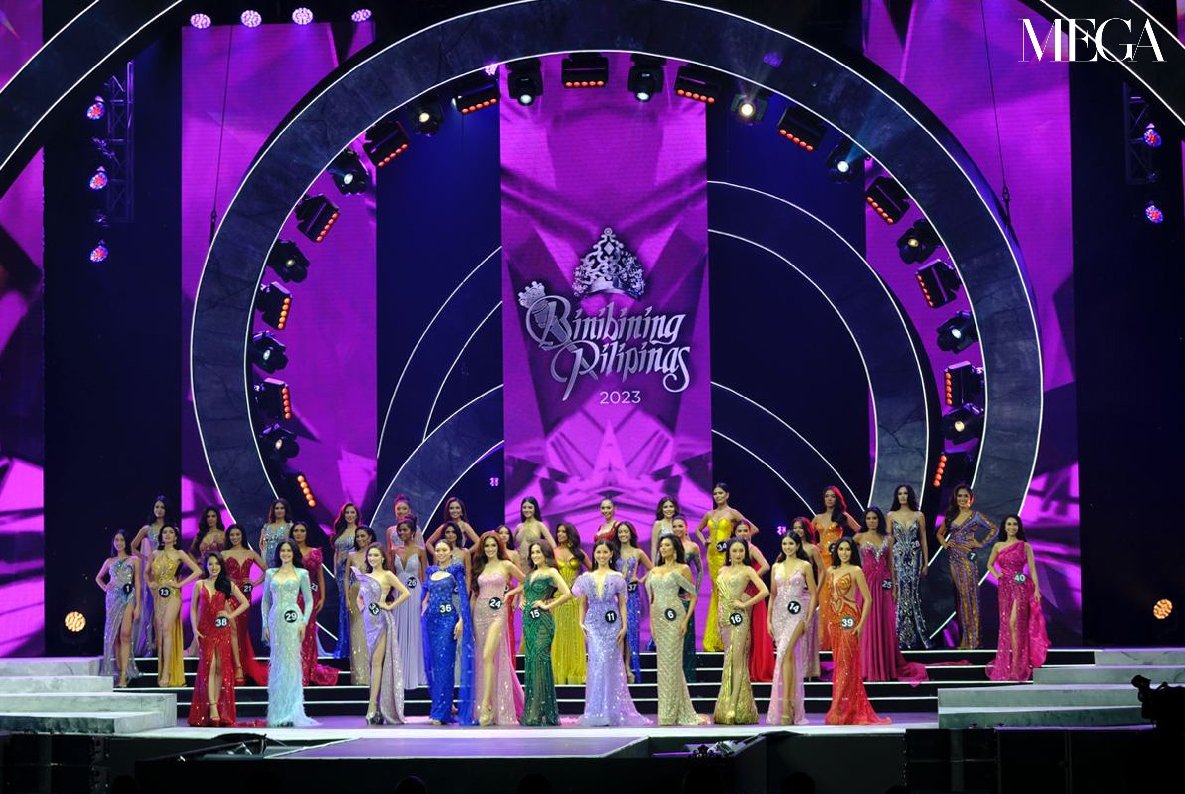 Binibining Pilipinas 2023 candidates evening gown