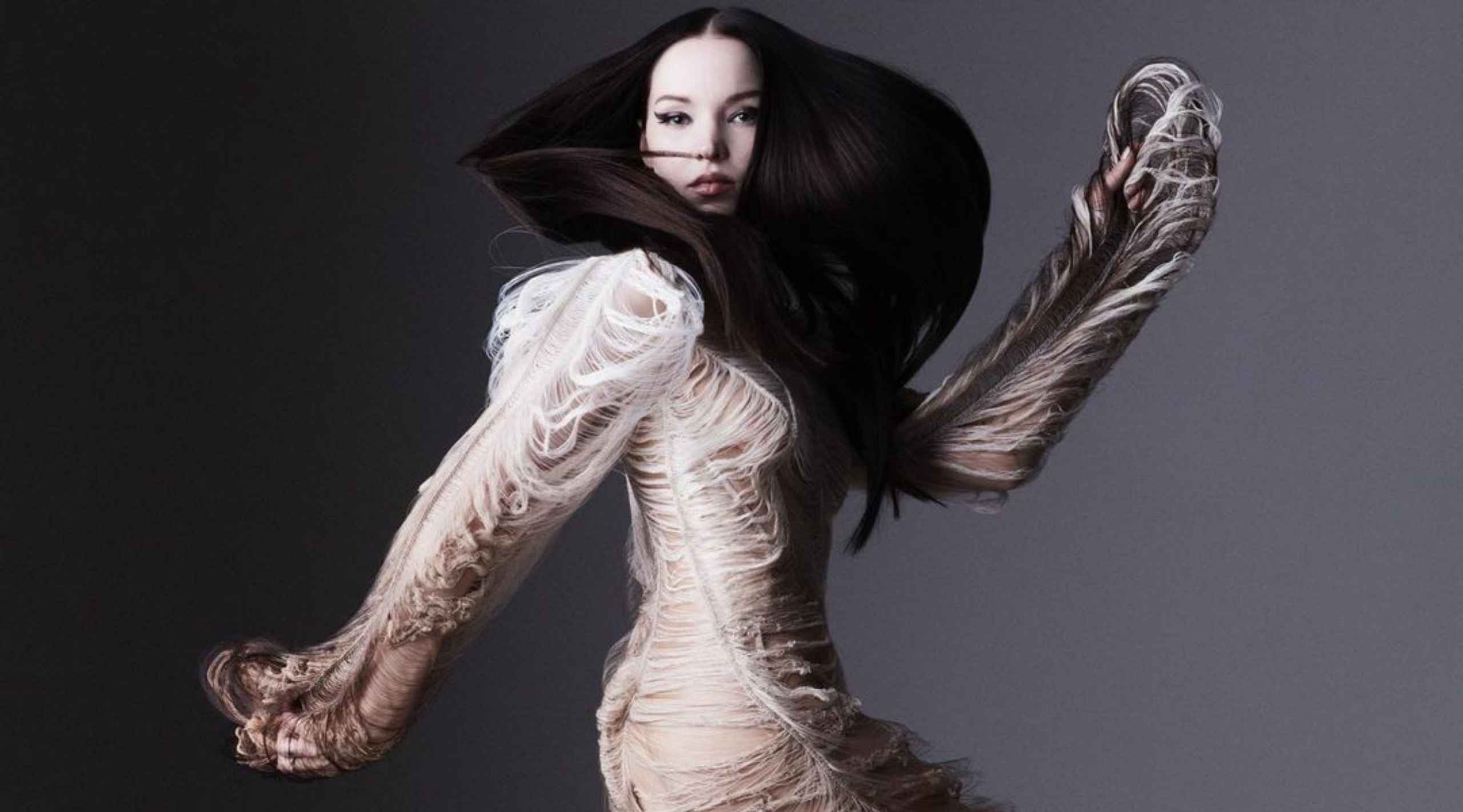 Balmain look, Dove Cameron in sheer