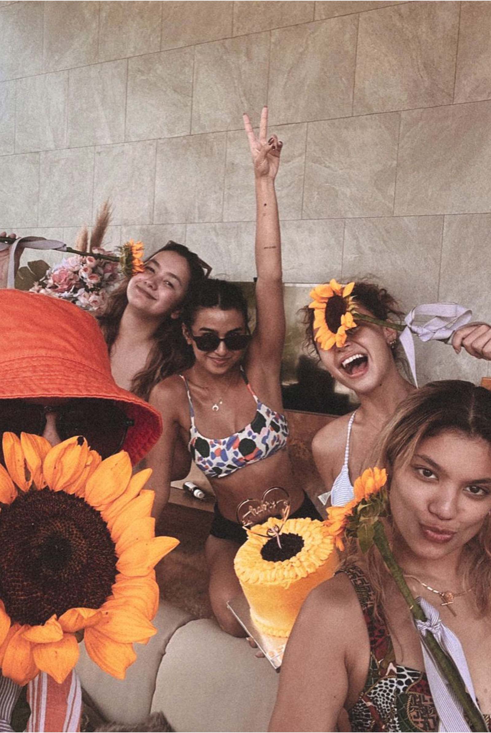 Keiko Fox, Issa Pressman, and Elena Virata friend group