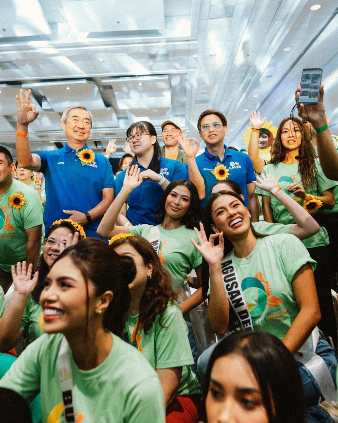 Miss Universe Philippines delegates in their SM Cares event