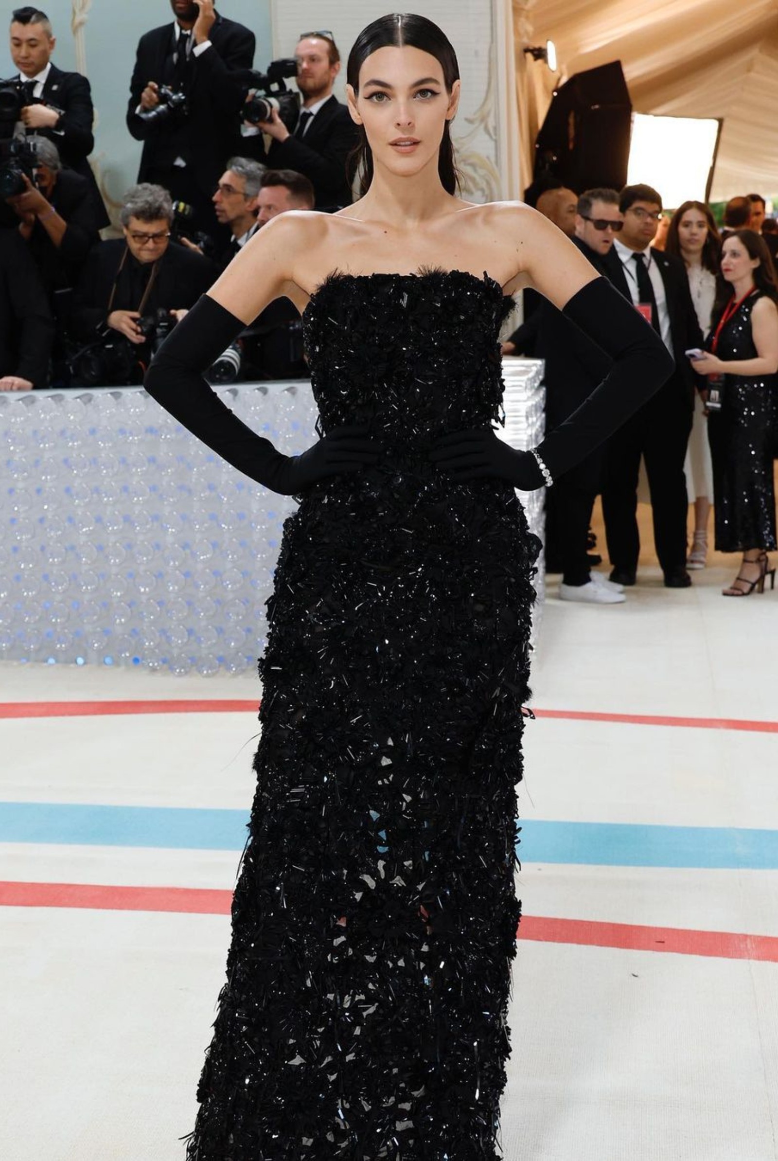 Karl Lagerfeld Met Gala 2023 Vittoria Ceretti