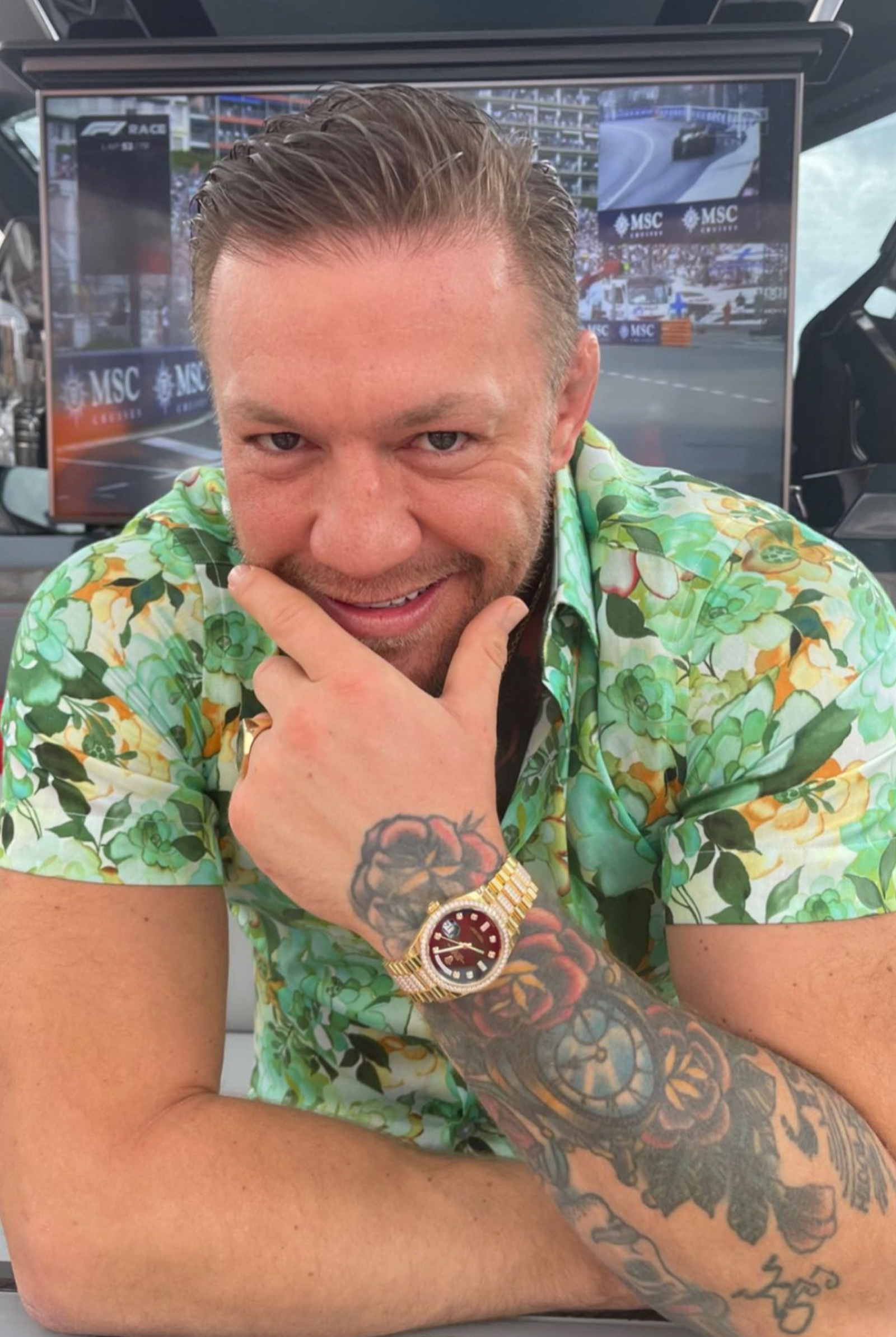 Conor McGregor Monaco Grand Prix