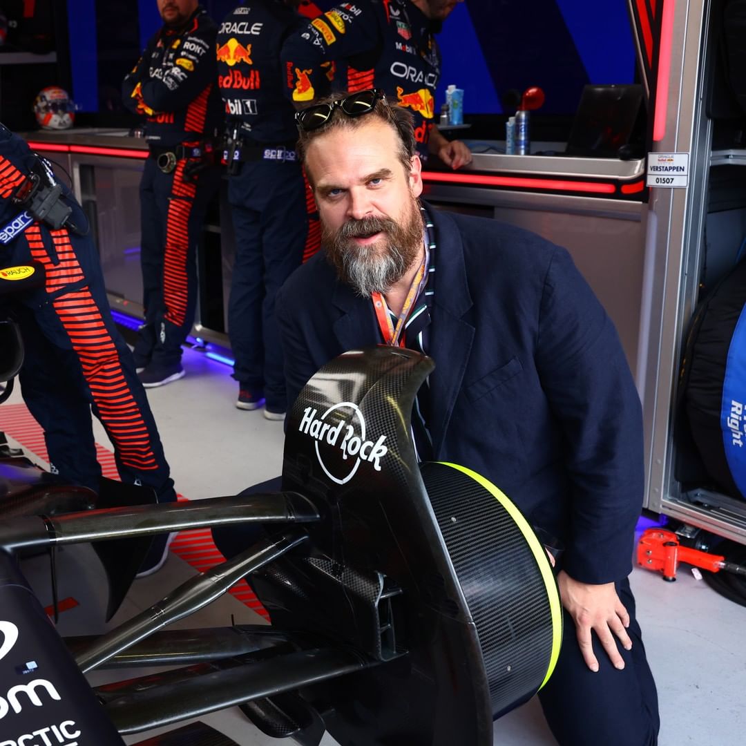 David Harbour Monaco Grand Prix