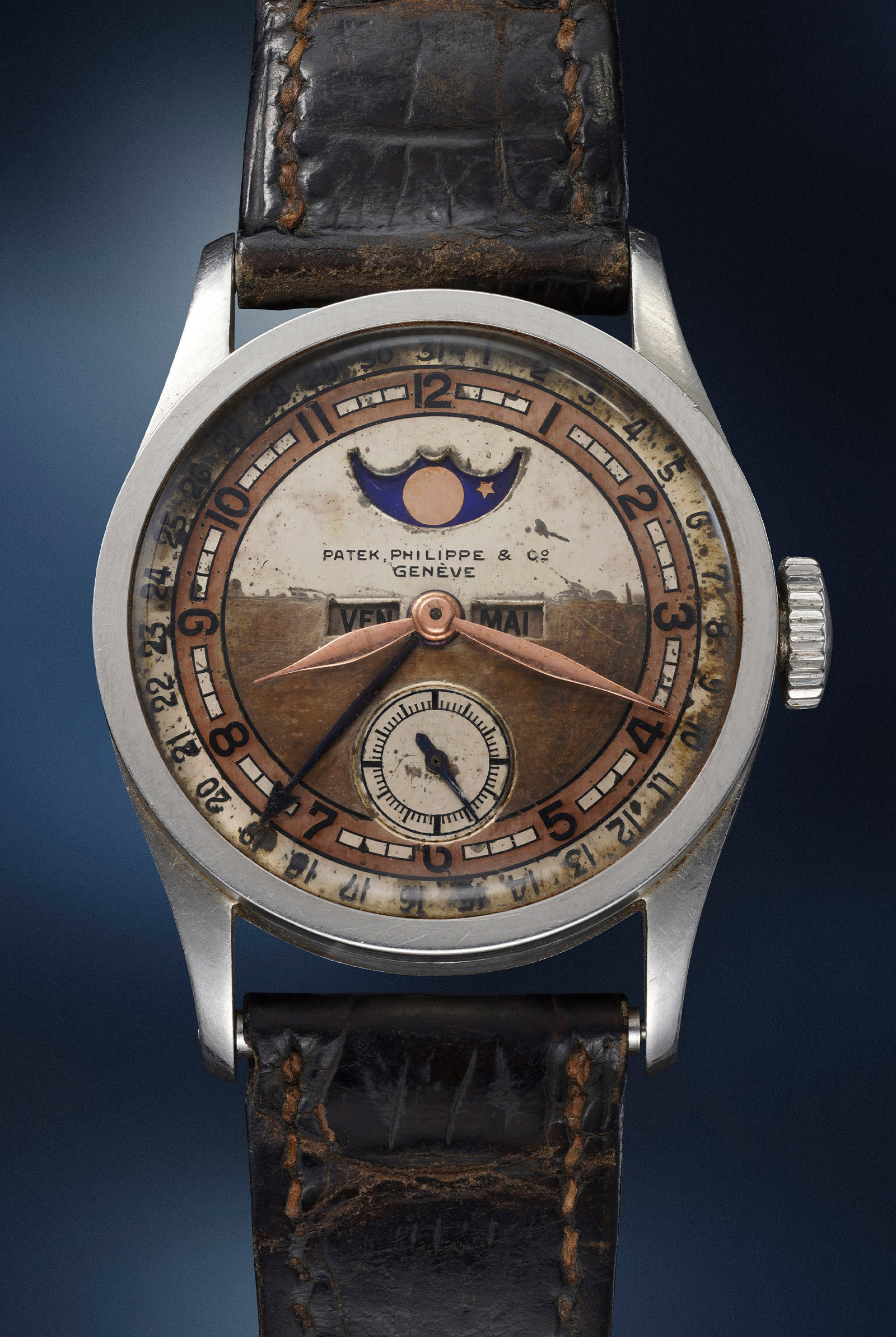 Aisin-Gioro Puyi, platinum Patek Philippe Calatrava 96 