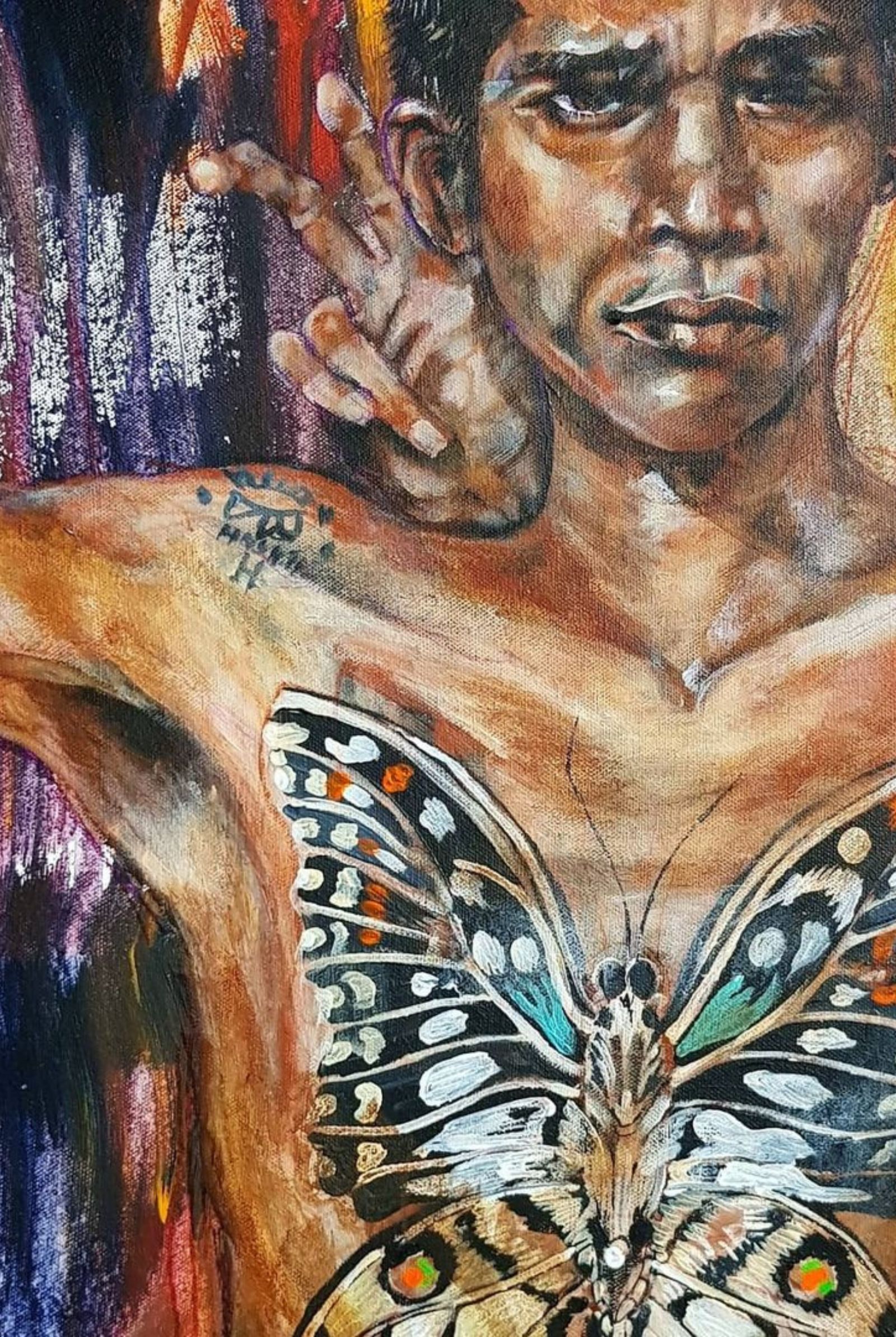 Solenn Heussaff Painting