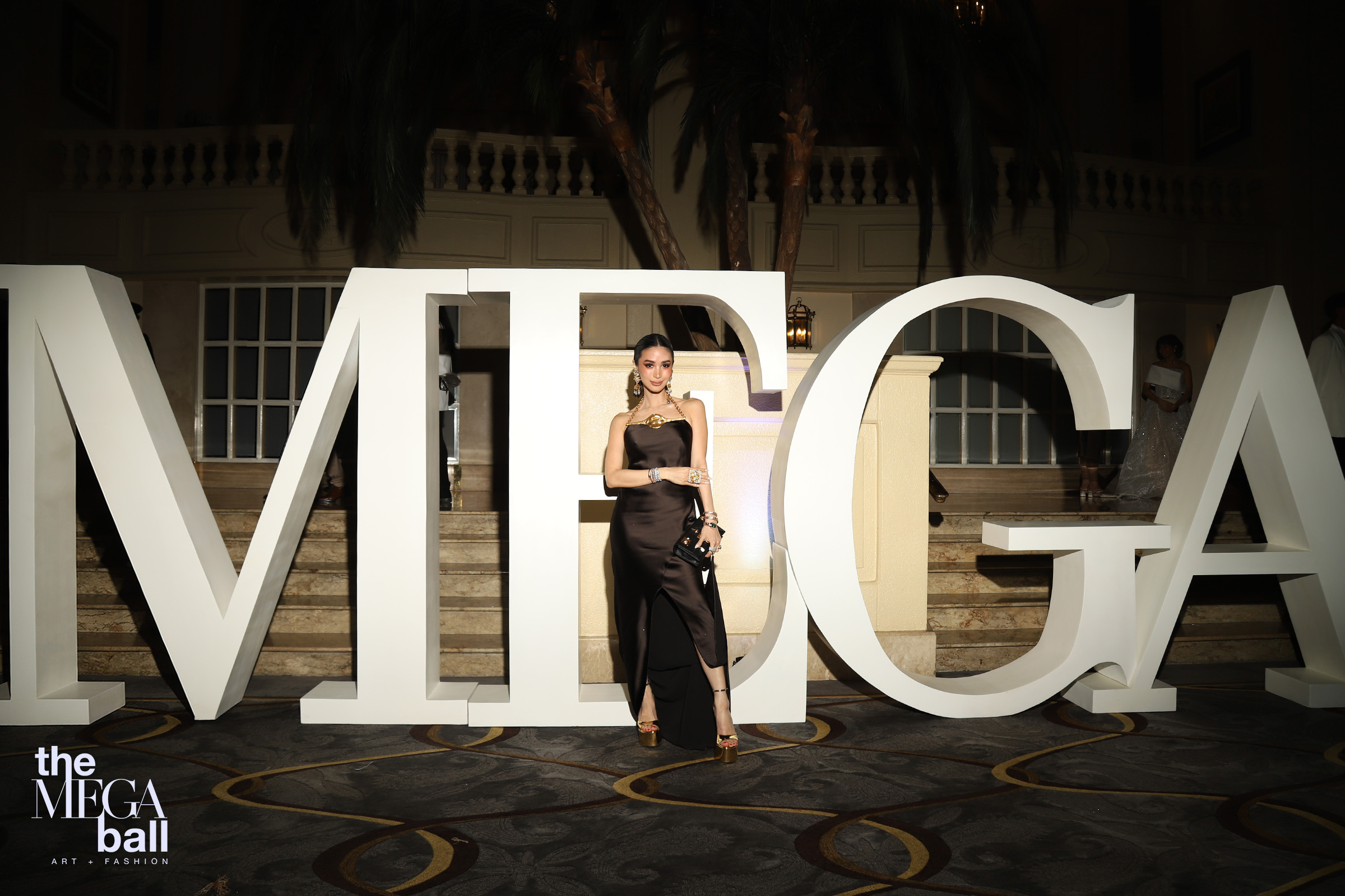 Heart Evangelista wearing Schiaparelli during MEGA ball 2023