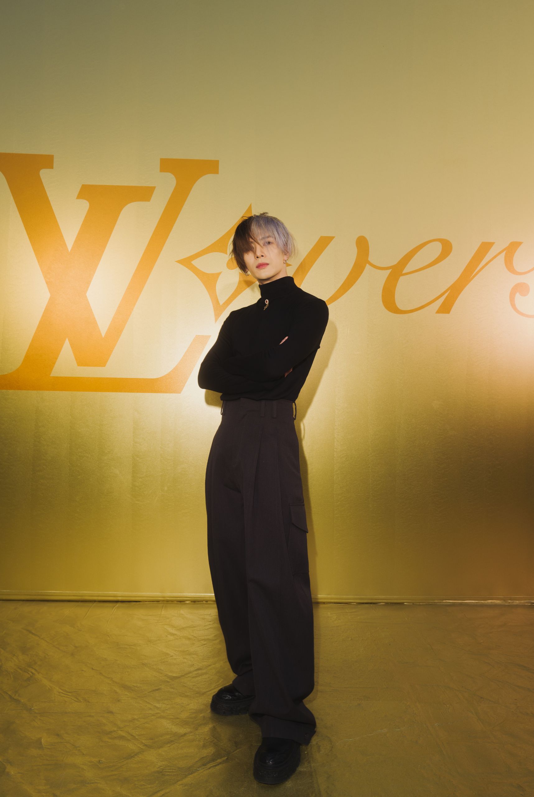 Jackson Wang in Pharell's Louis Vuitton's Spring Summer 2024 Show