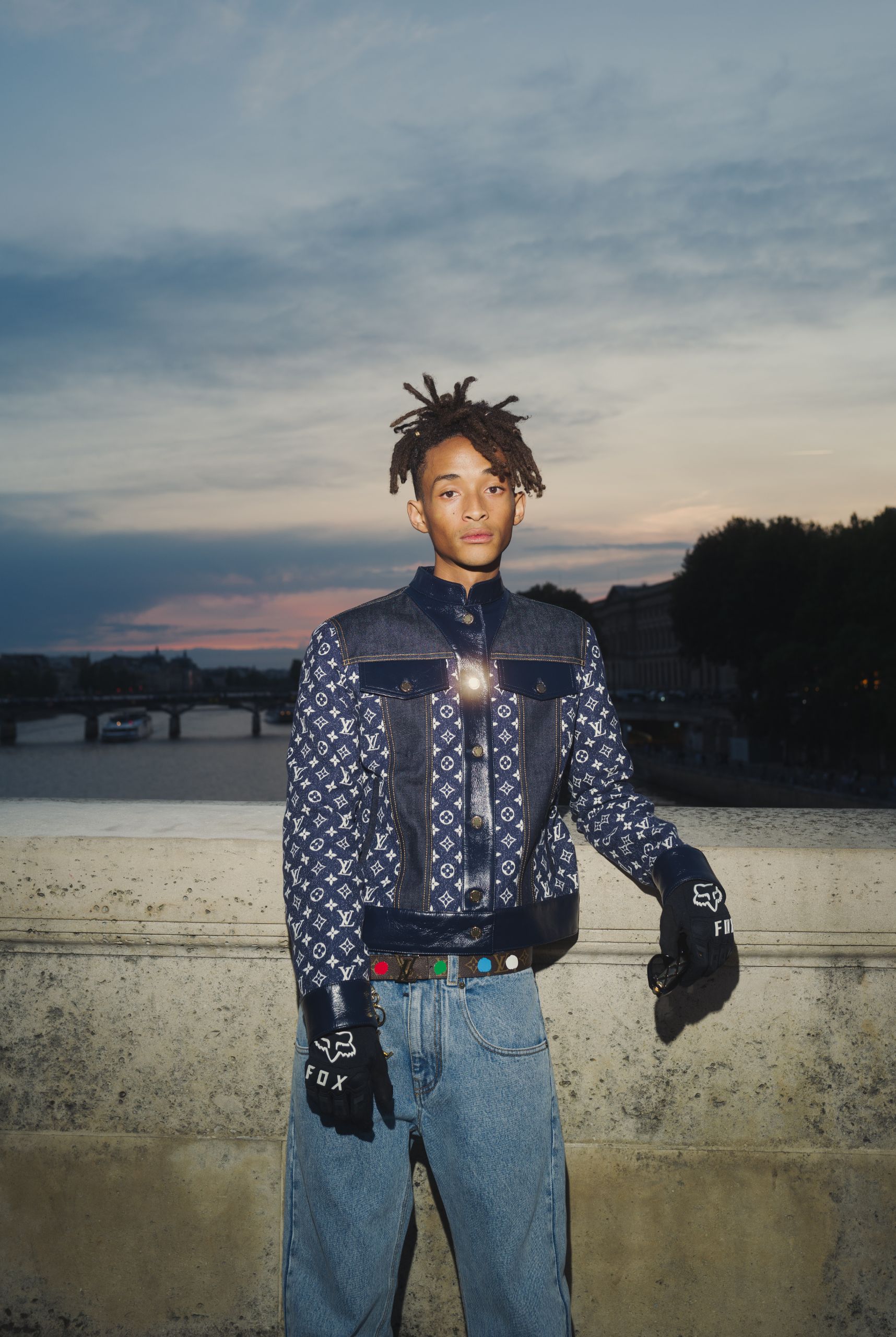 Jaden Smith in Pharell's Louis Vuitton's Spring Summer 2024 Show
