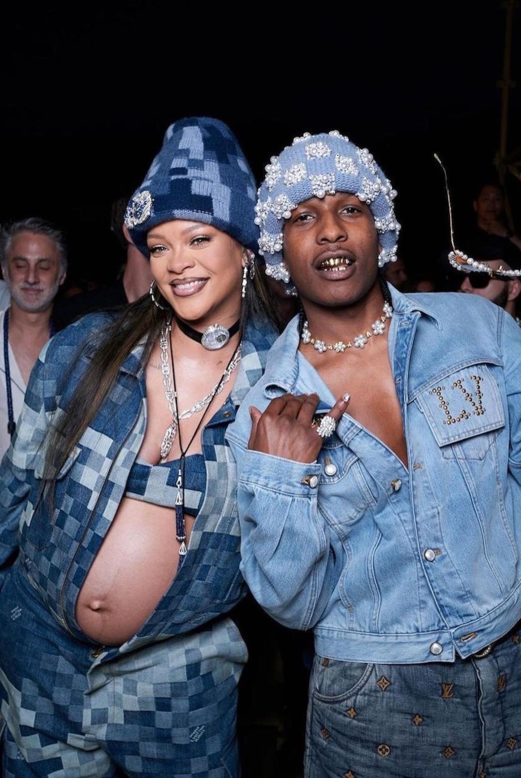 A$AP Rocky in Pharell's Louis Vuitton's Spring Summer 2024 Show