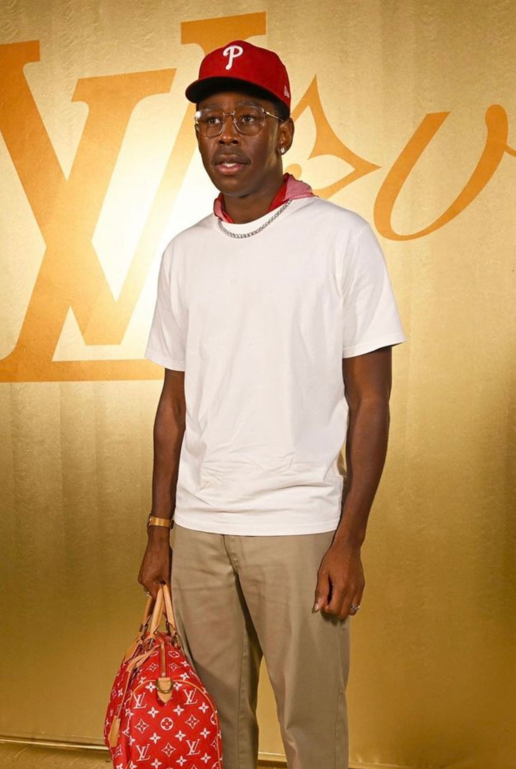 Tyler, the Creator in Pharell's Louis Vuitton's Spring Summer 2024 Show