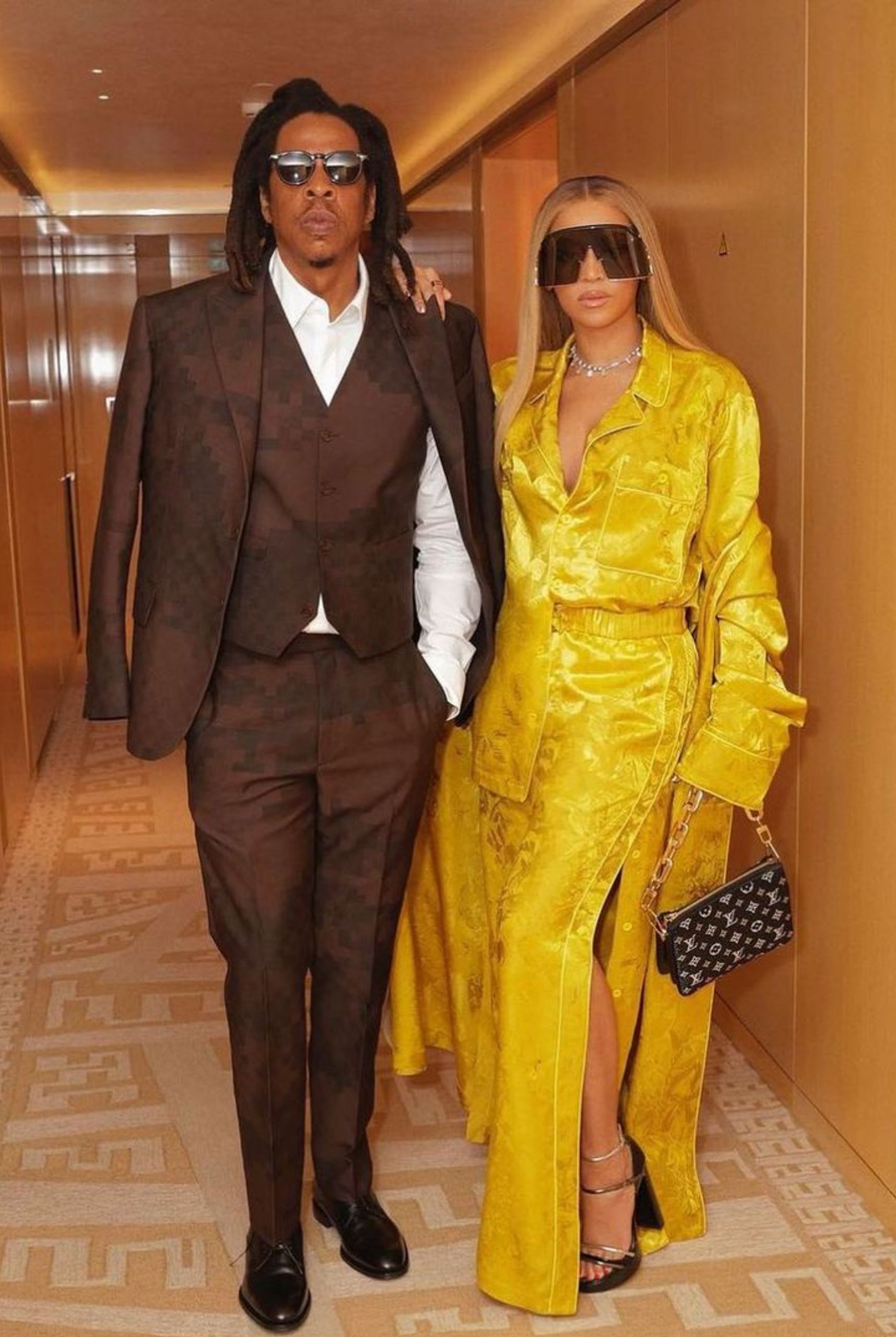 Jay Z in Pharell's Louis Vuitton's Spring Summer 2024 Show