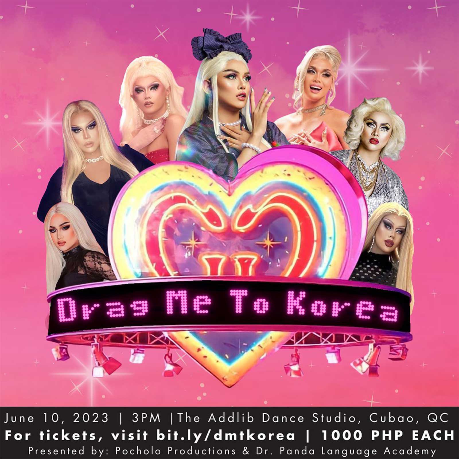 Drag Me To Korea June 10 at the Addlub Dance Studio in Quezon City pride month events philippines