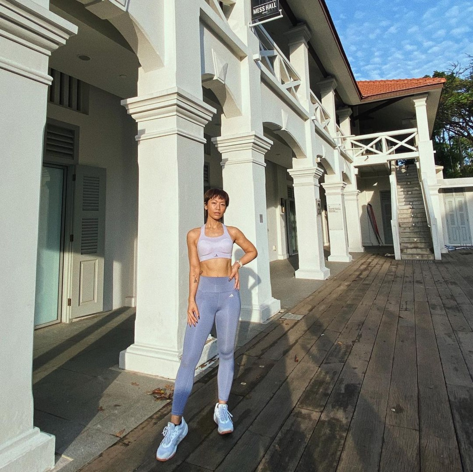 Nikki Torres in activewear