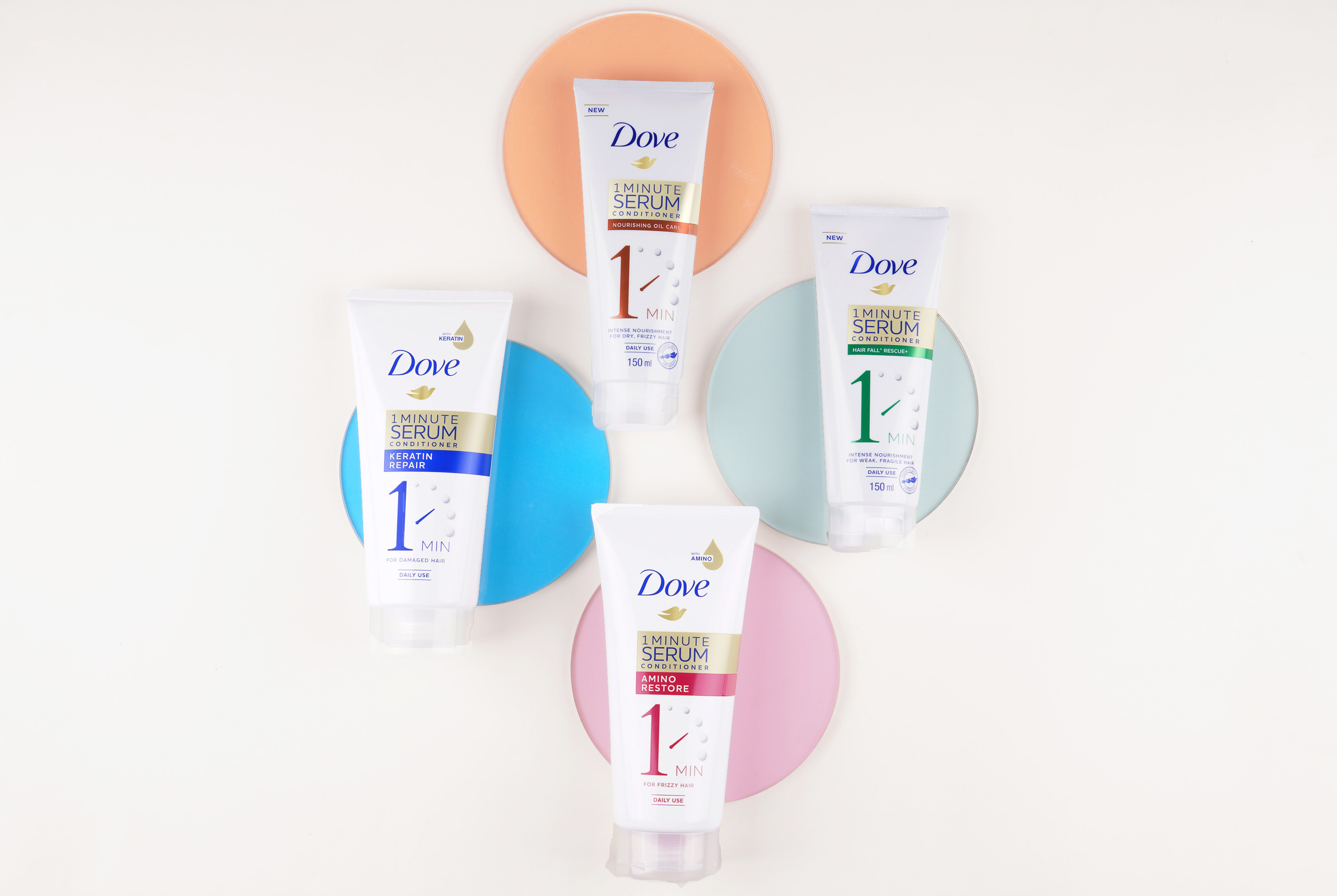 repair the bond with dove keratin tri-silk serum shampoo
