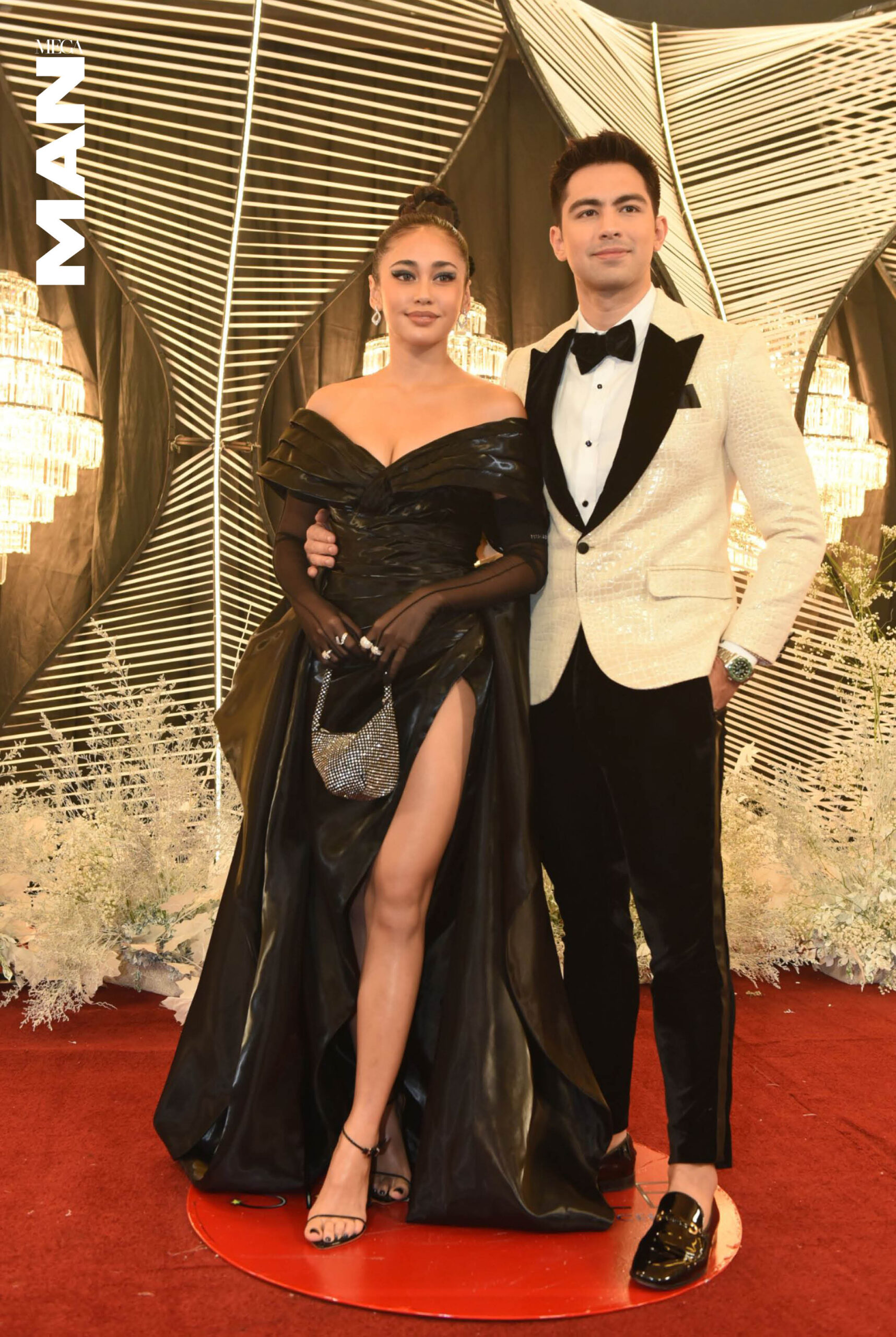 Derrick Monasterio with Elle Villanueva GMA Gala 2023