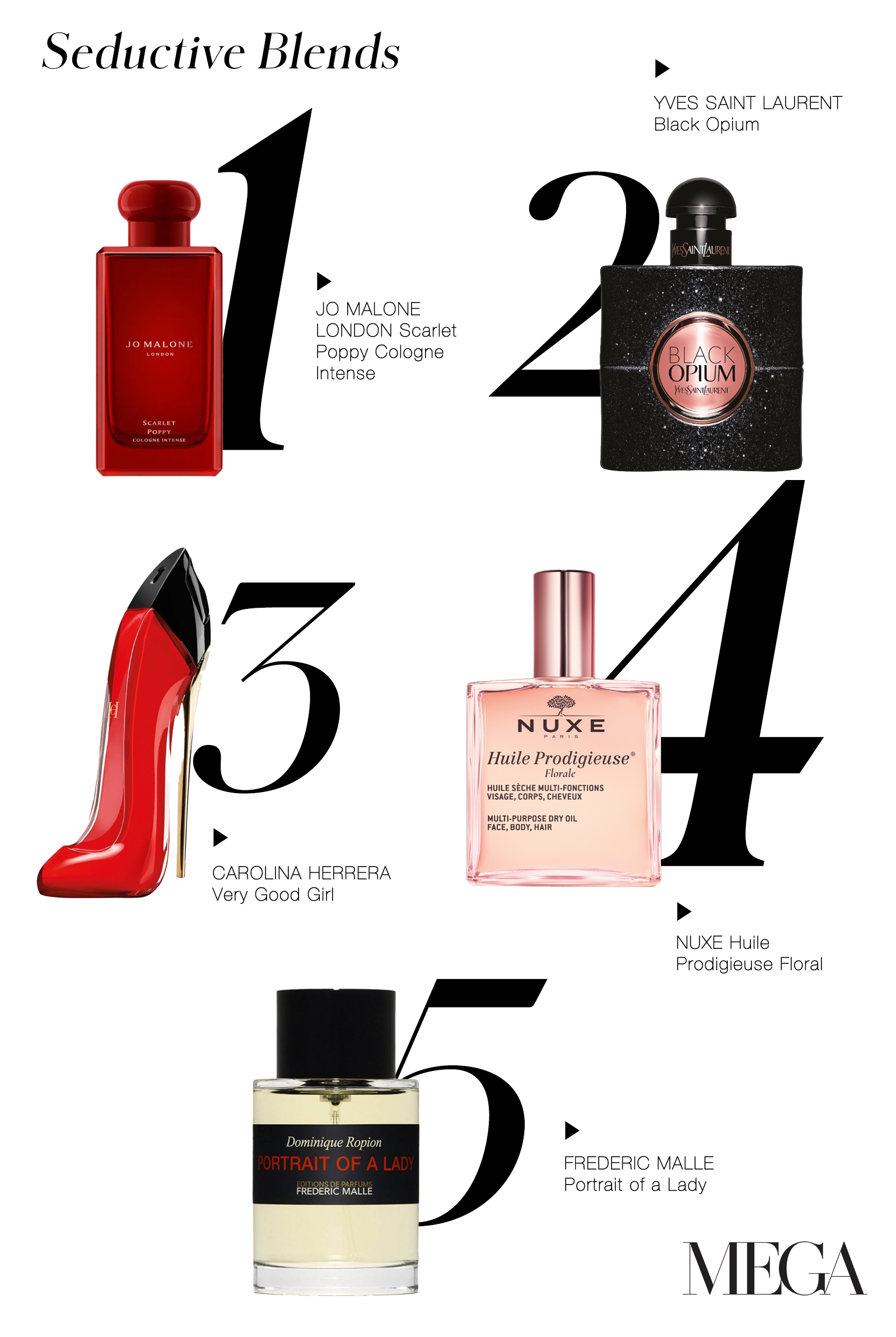 Seductive Floral Fragrances