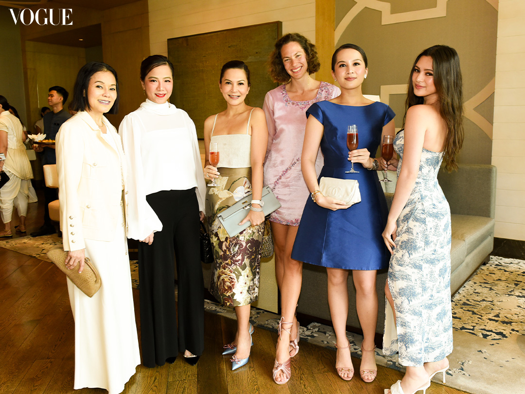 Rhoda Campos-Aldanese, Genevieve Yalung, Charmaine Lagman, Emma Ferrer, Anya Lagman, and Mica Lagman