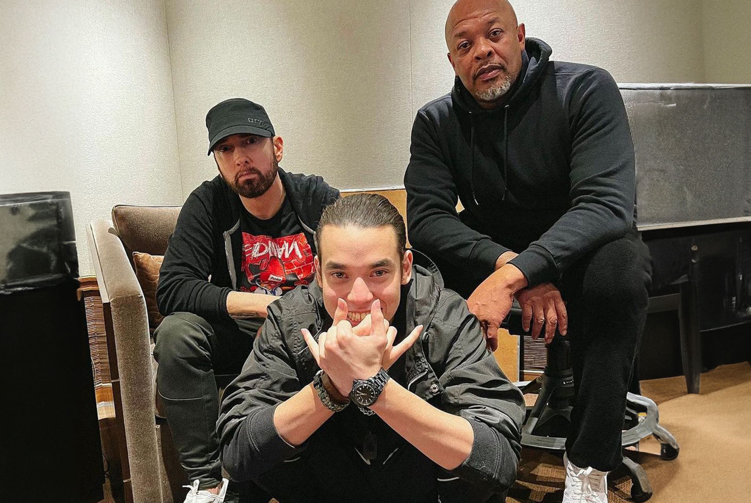 Eminem, Dr Dre. and Ez Mil