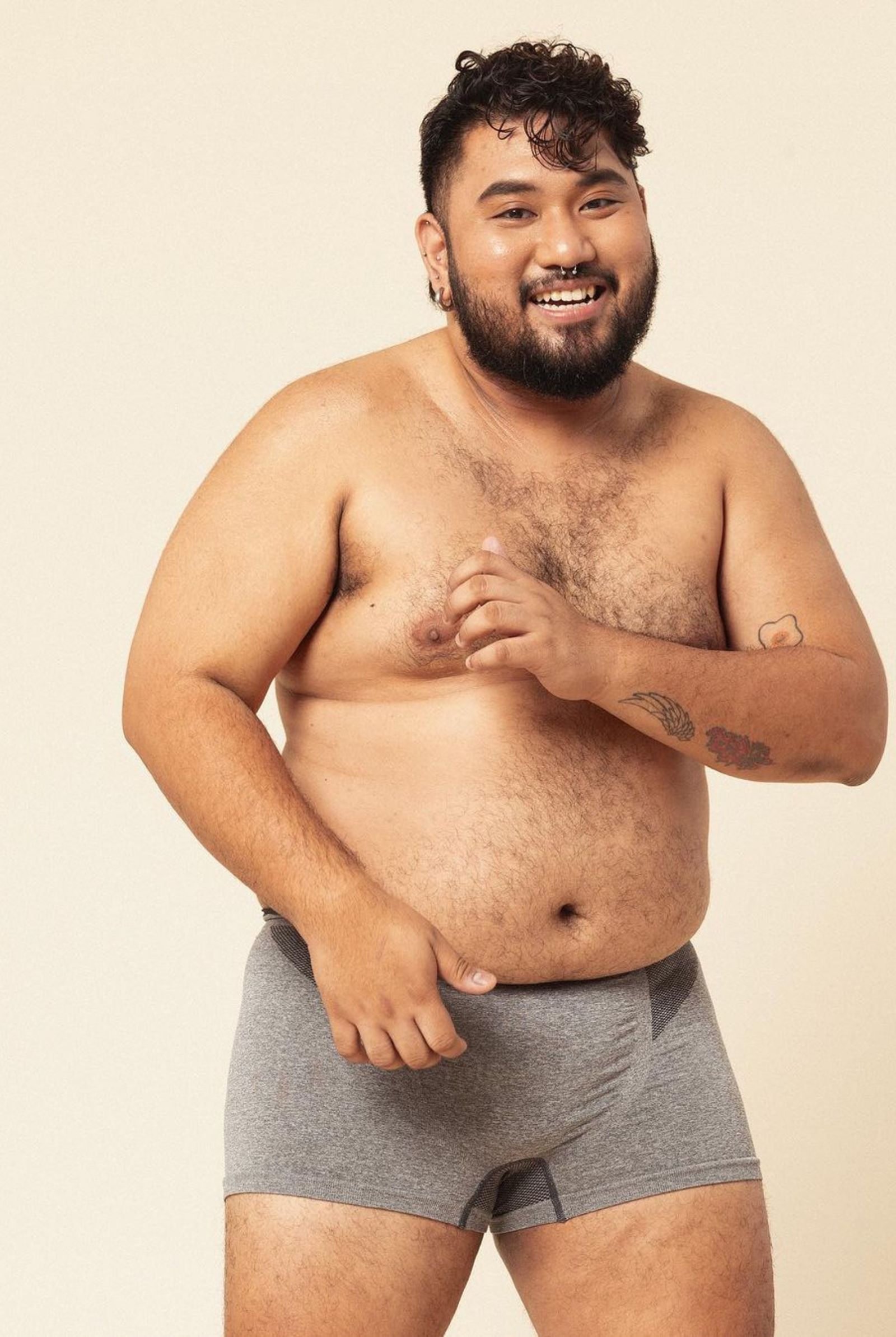 Straightforward underwear campaign, Abraham Guardian