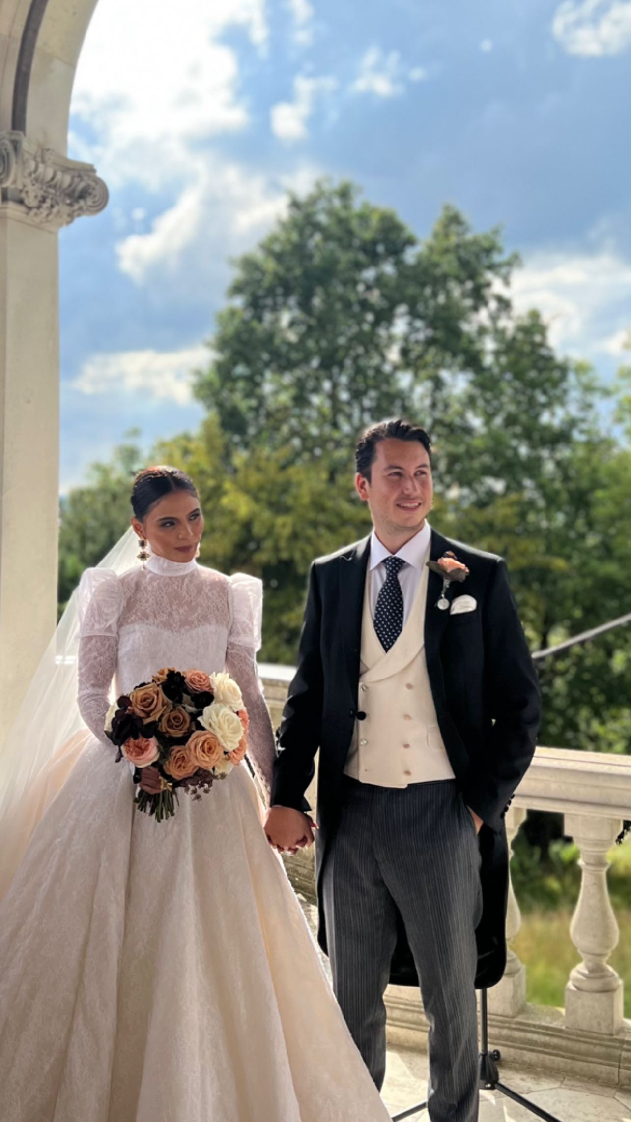 Lovi Poe Monty Blencowe British wedding