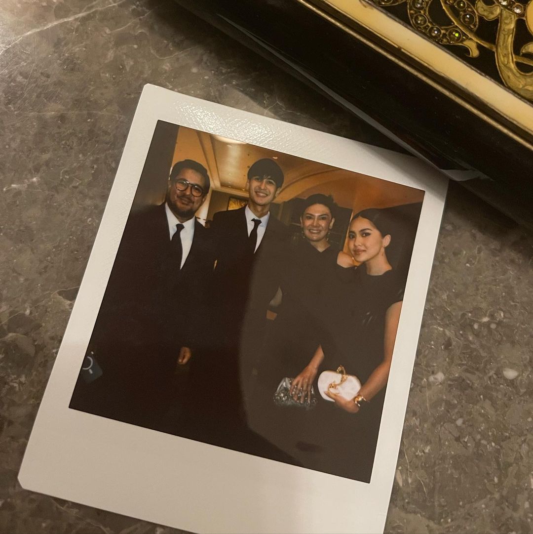 Aga, Andres, Charlene, and Atasha Muhlach at the Vogue Philippines anniversary gala