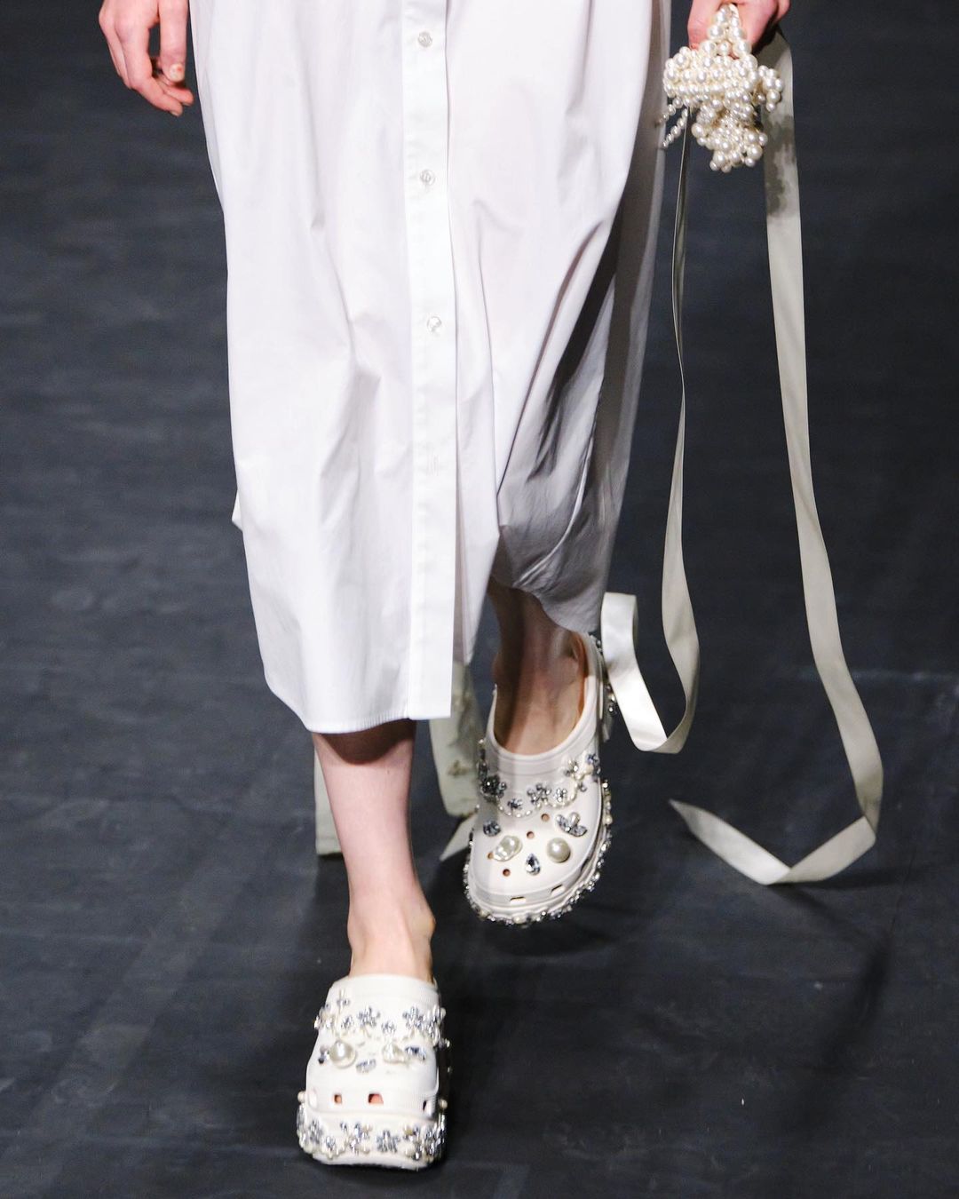 lfw ss24 crocs