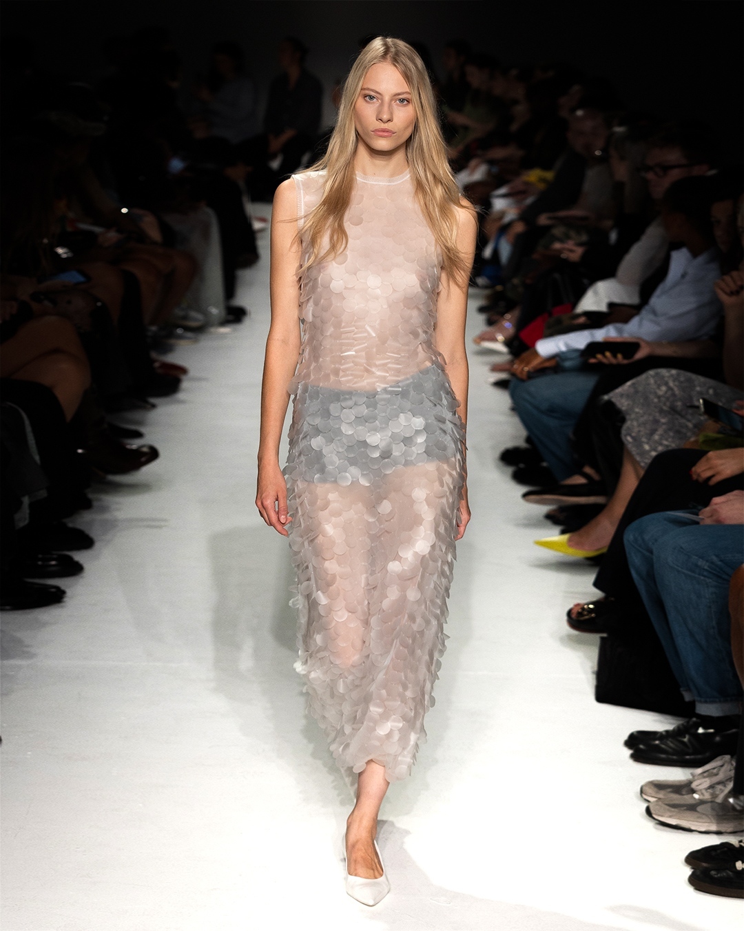 lfw ss24 sheer and flats