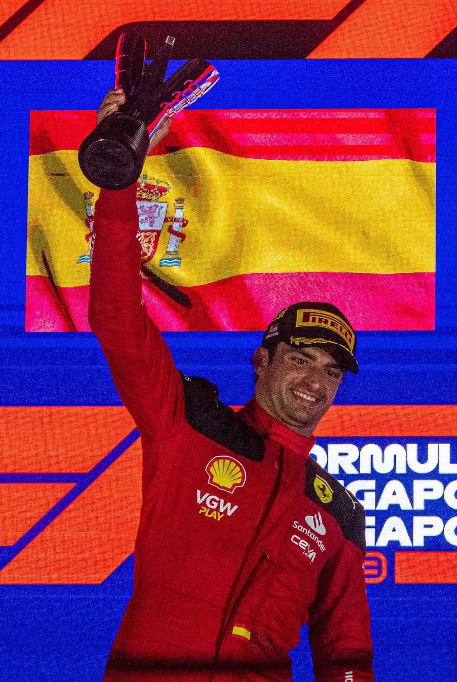 carlos sainz singapore win