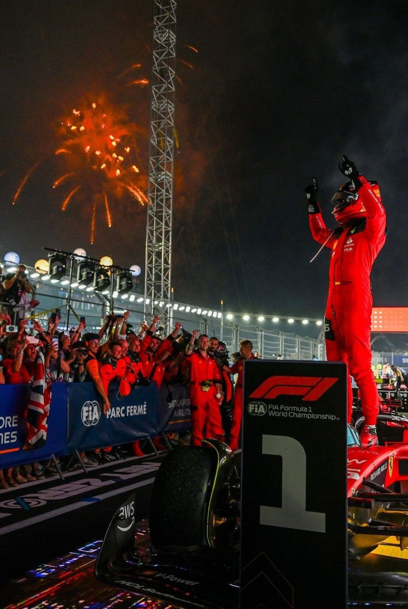 carlos sainz singapore win
