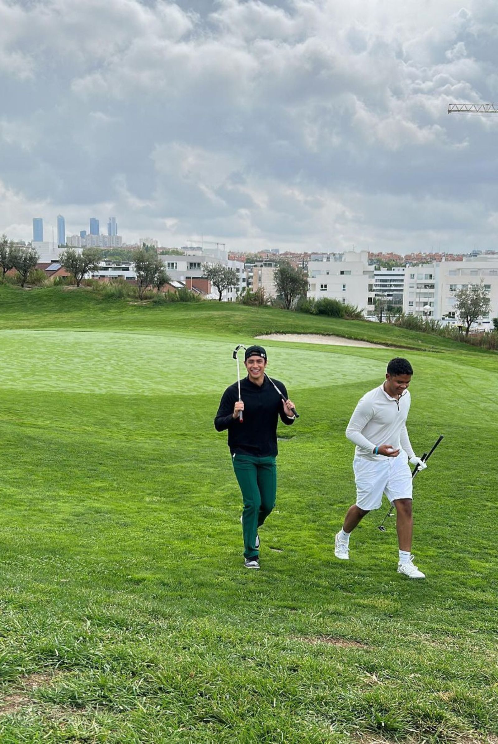 Donny playing golf