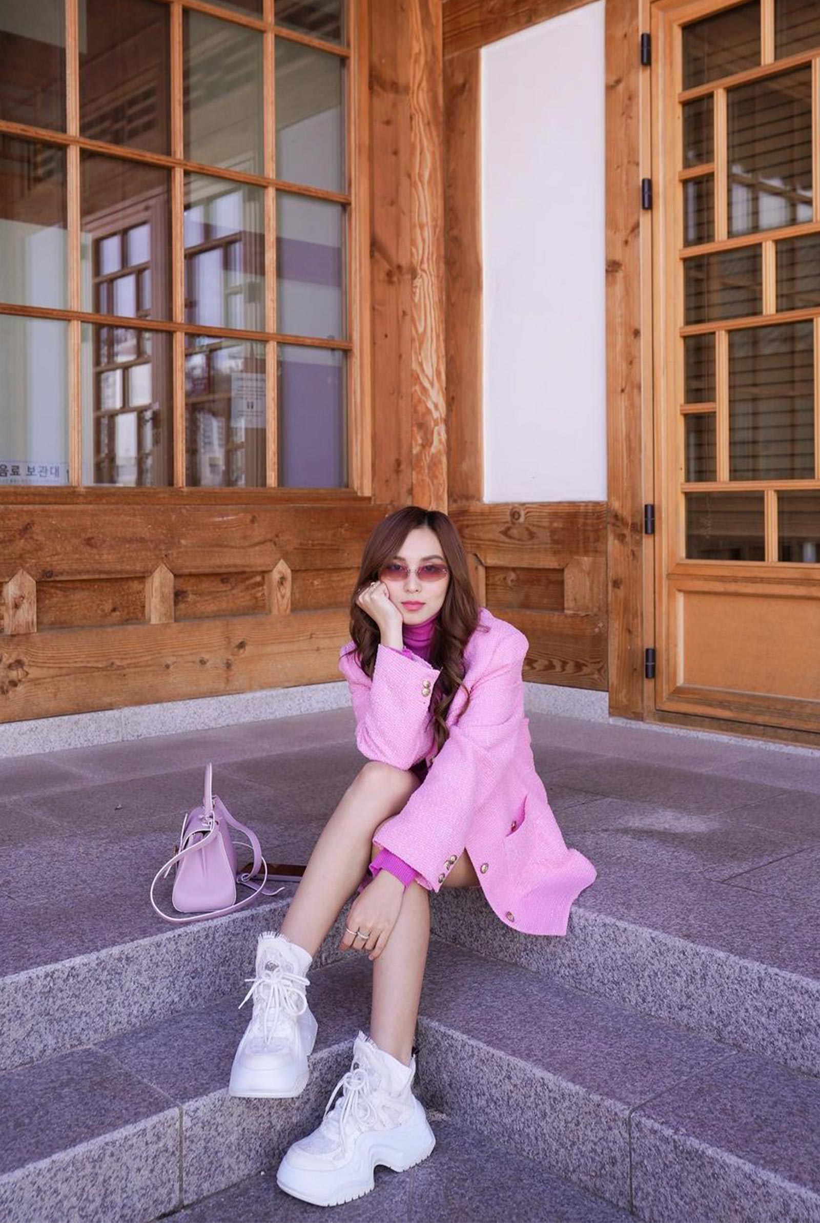 kyline alcantara pink